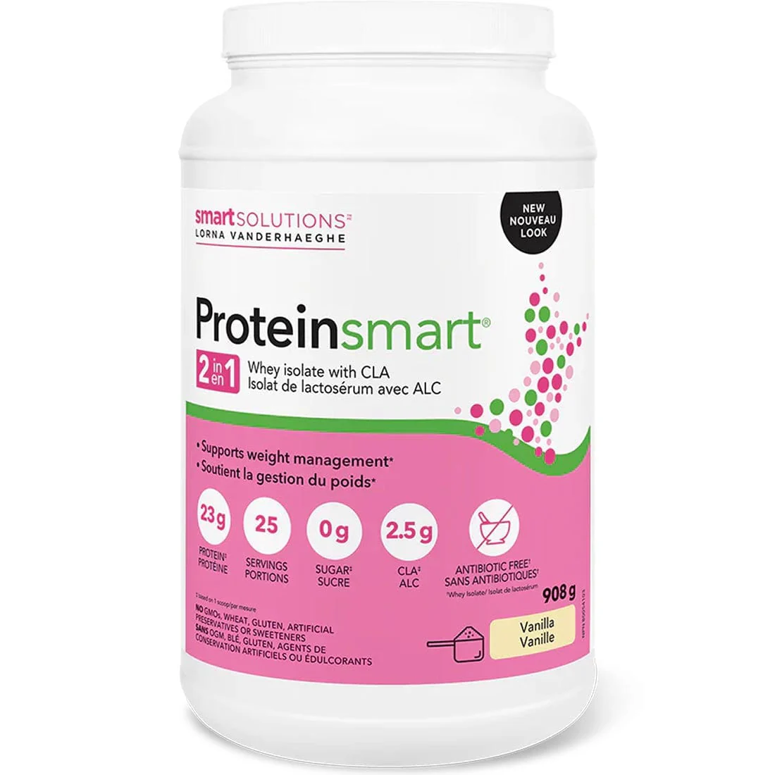 Smart Solutions Proteinsmart Women's Whey Protein with CLA, 908g (Formerly Lorna Vanderhaeghe Proteinsmart) - Image 3