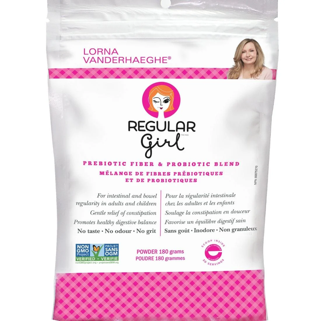 Smart Solutions Regular Girl, Prebiotic Fibre and Probiotic Powder (Formerly Lorna Vanderhaeghe Regular Girl) - Image 3