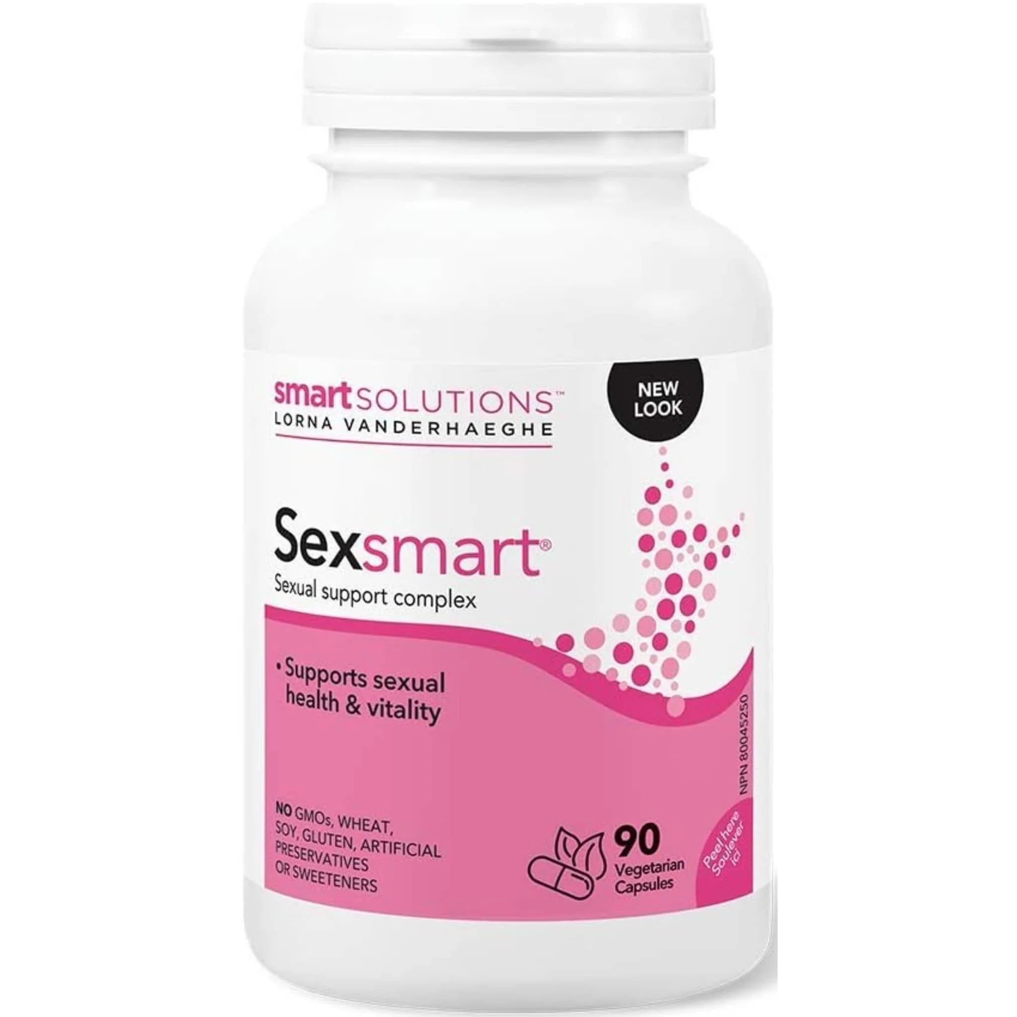 Smart Solutions Sexsmart, Sexual Support Complex (Formerly Lorna Vanderhaeghe Sexsmart), 90 Vegetarian Capsules