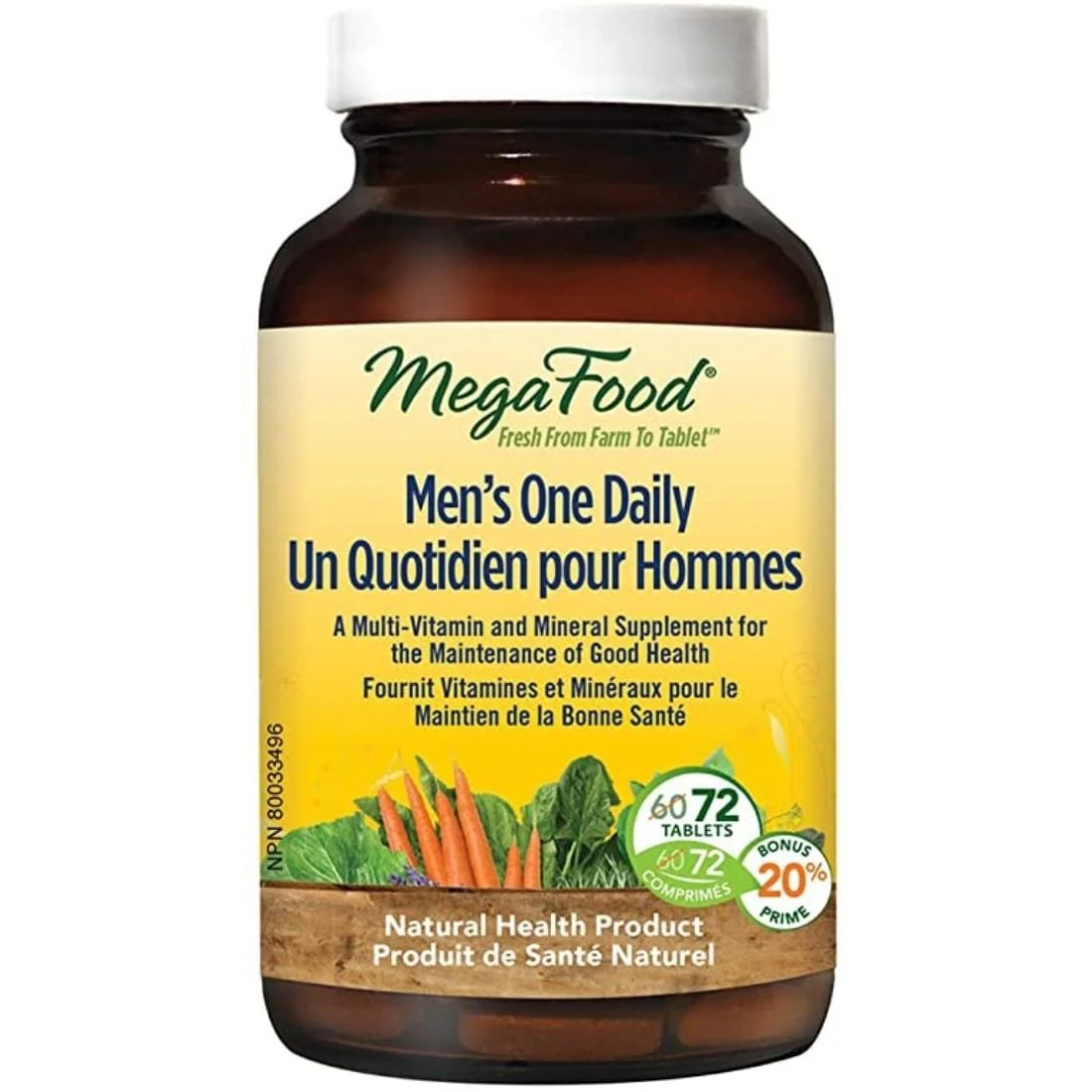 MegaFood Men's One Daily Multivitamin & Mineral - Image 6