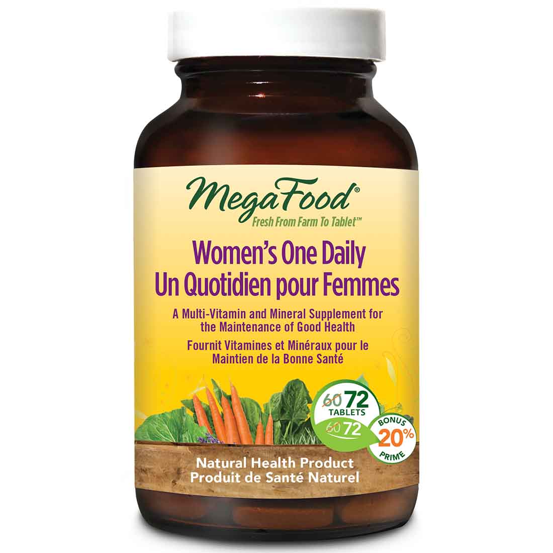 MegaFood Women's One Daily, Multivitamin & Mineral Support - Image 2