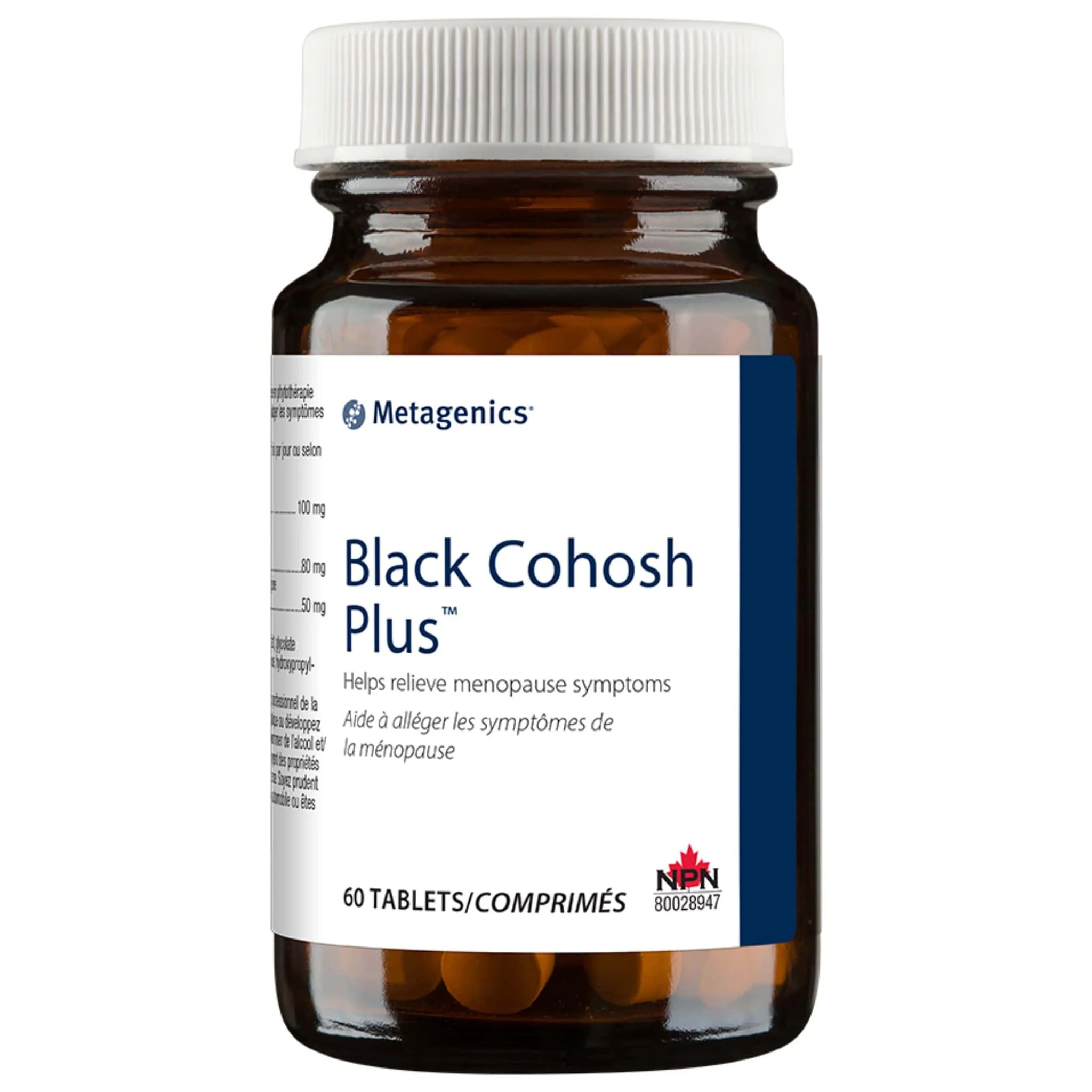 Metagenics Black Cohosh Plus, Helps Relieve Menopause Symptoms, 60 Tablets CLEARANCE 25% Off Exp 2/27 Final Sale
