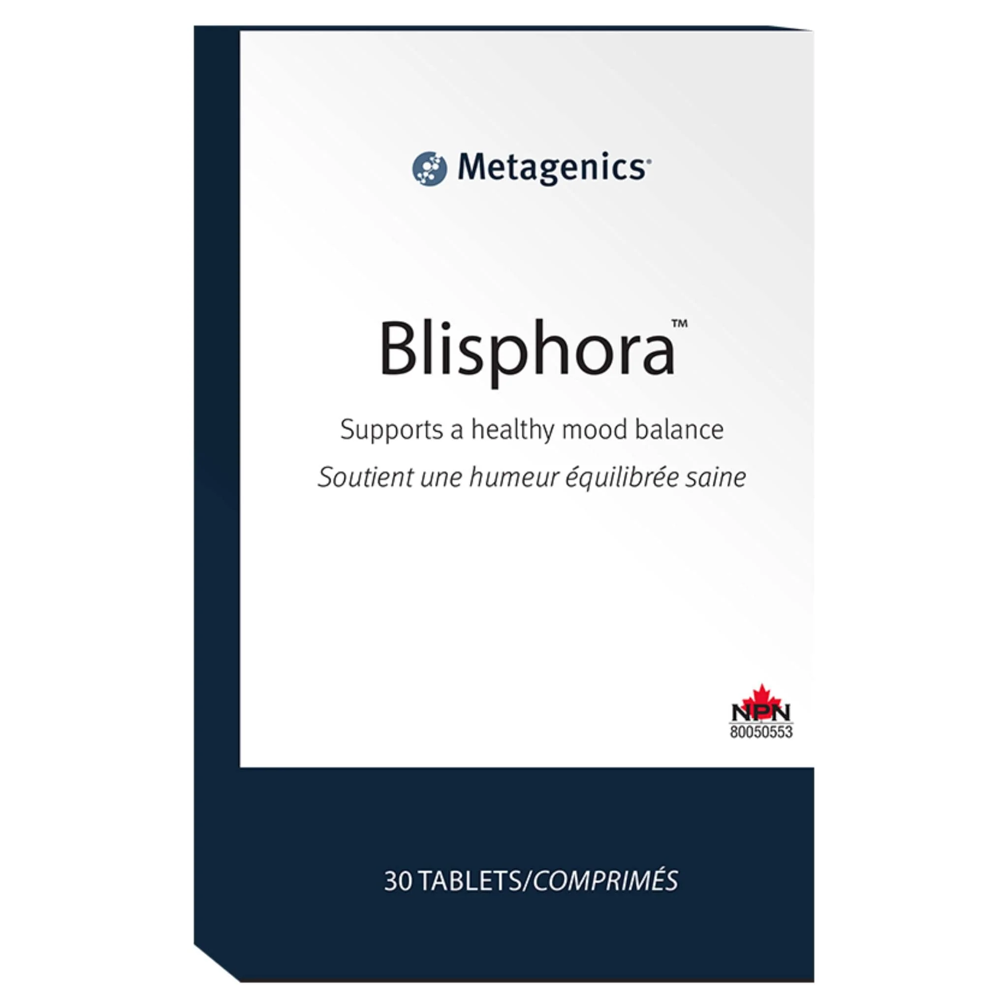 Metagenics Blisphora, Supports Healthy Mood Balance, 30 Tablets