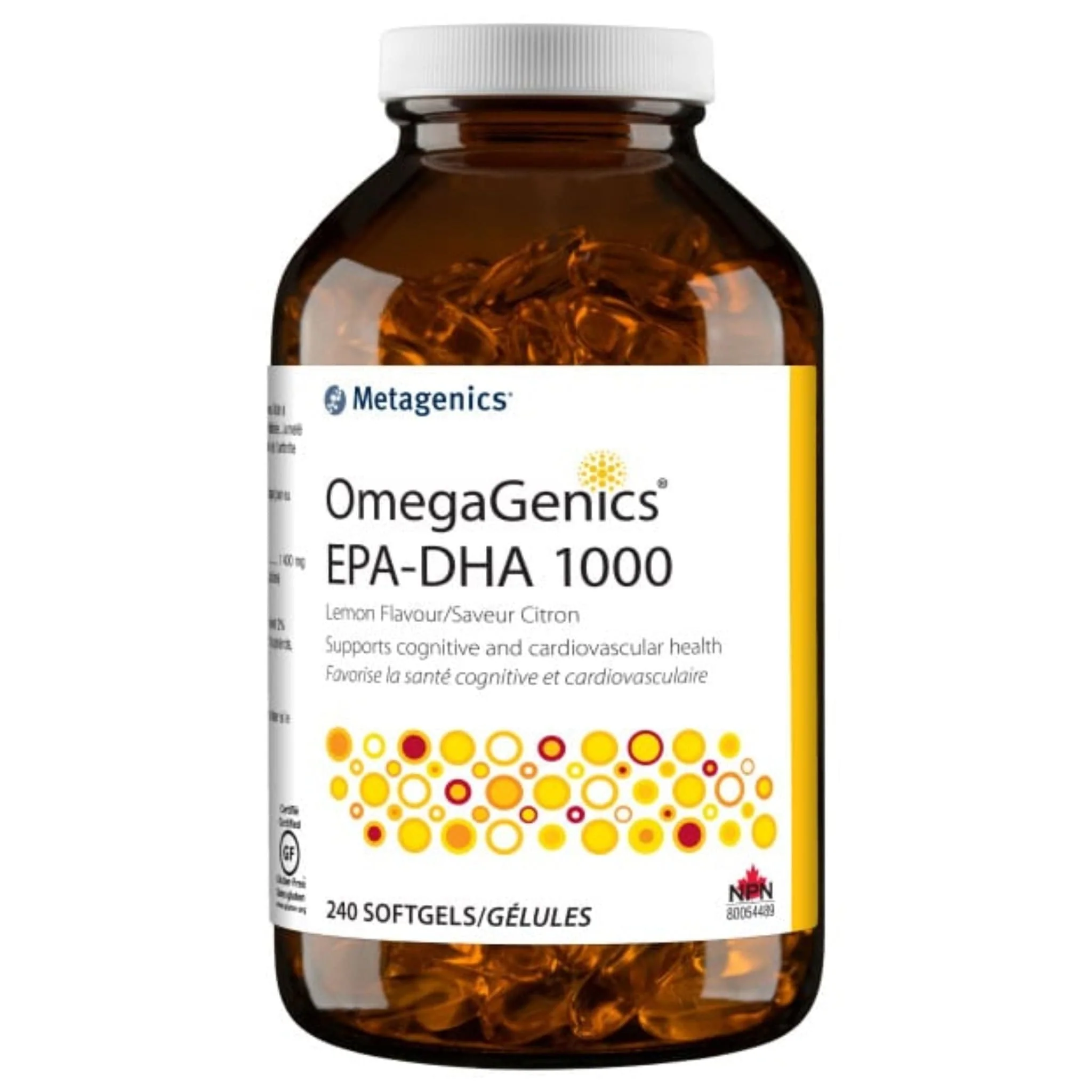 Metagenics OmegaGenics EPA-DHA 1000, Supports Cognitive and Cardiovascular Health, Softgel - Image 3