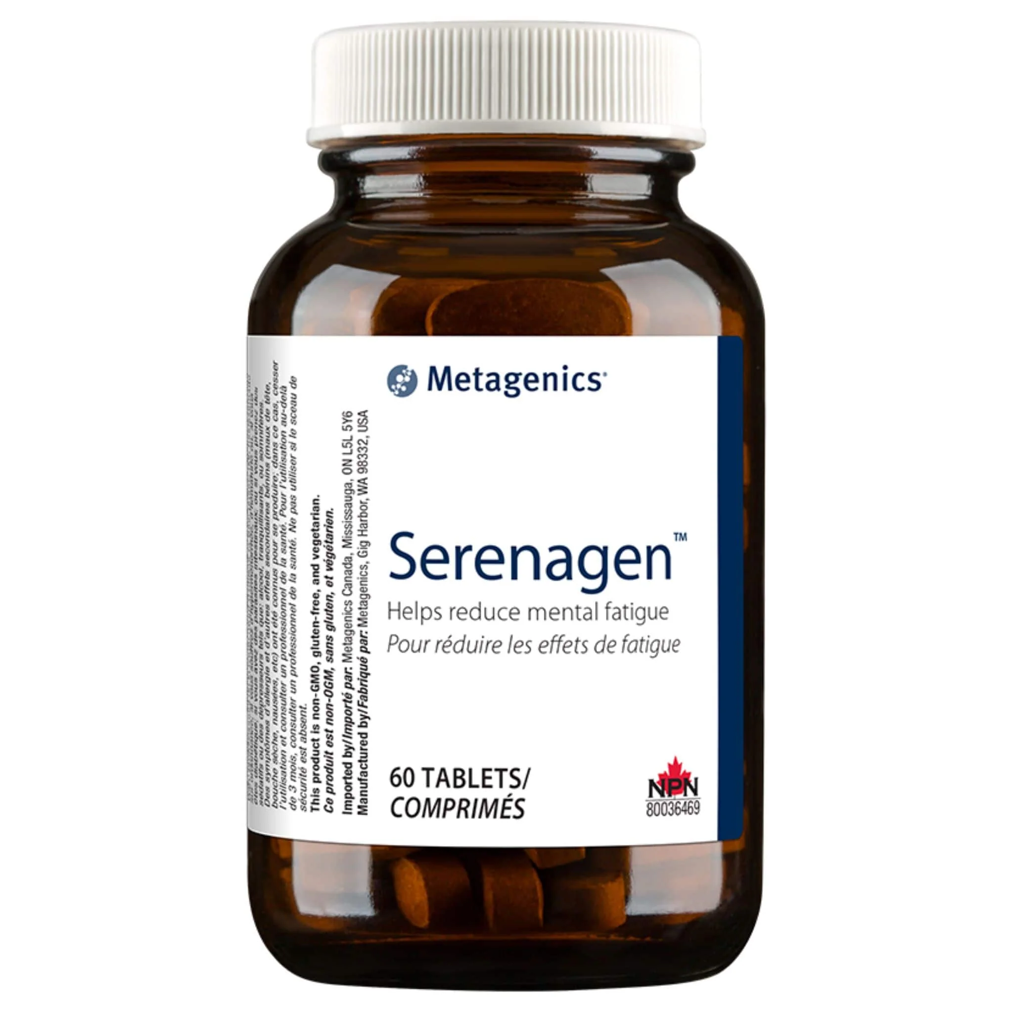 Metagenics Serenagen, Helps Reduce Mental Fatigue, Tablets CLEARANCE 25% Off Final Sale