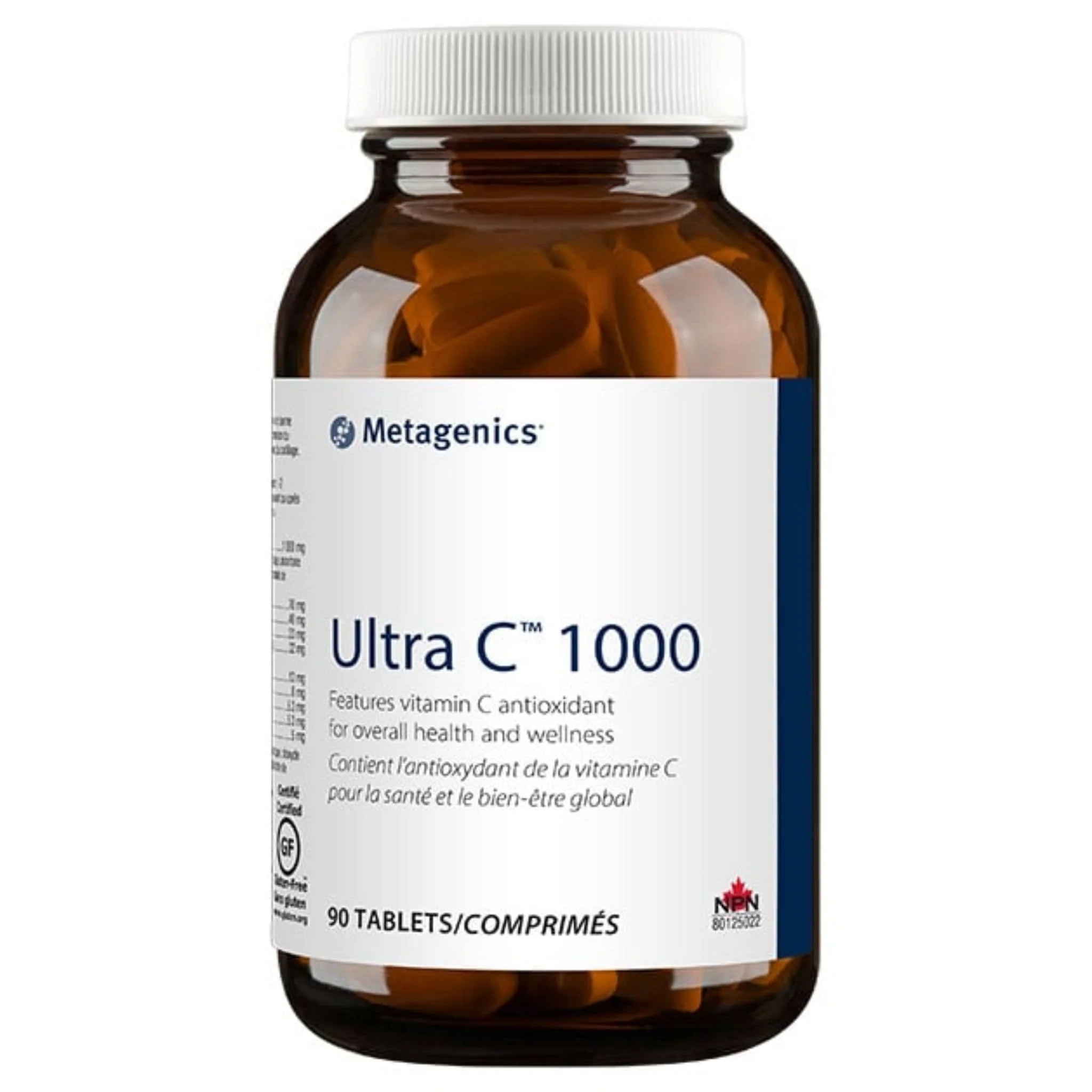 Metagenics Ultra C 1000, Vitamin C 1000mg Antioxidant for Overall Health, 90 Tablets CLEARANCE 25% Off Exp 9/27 Final Sale