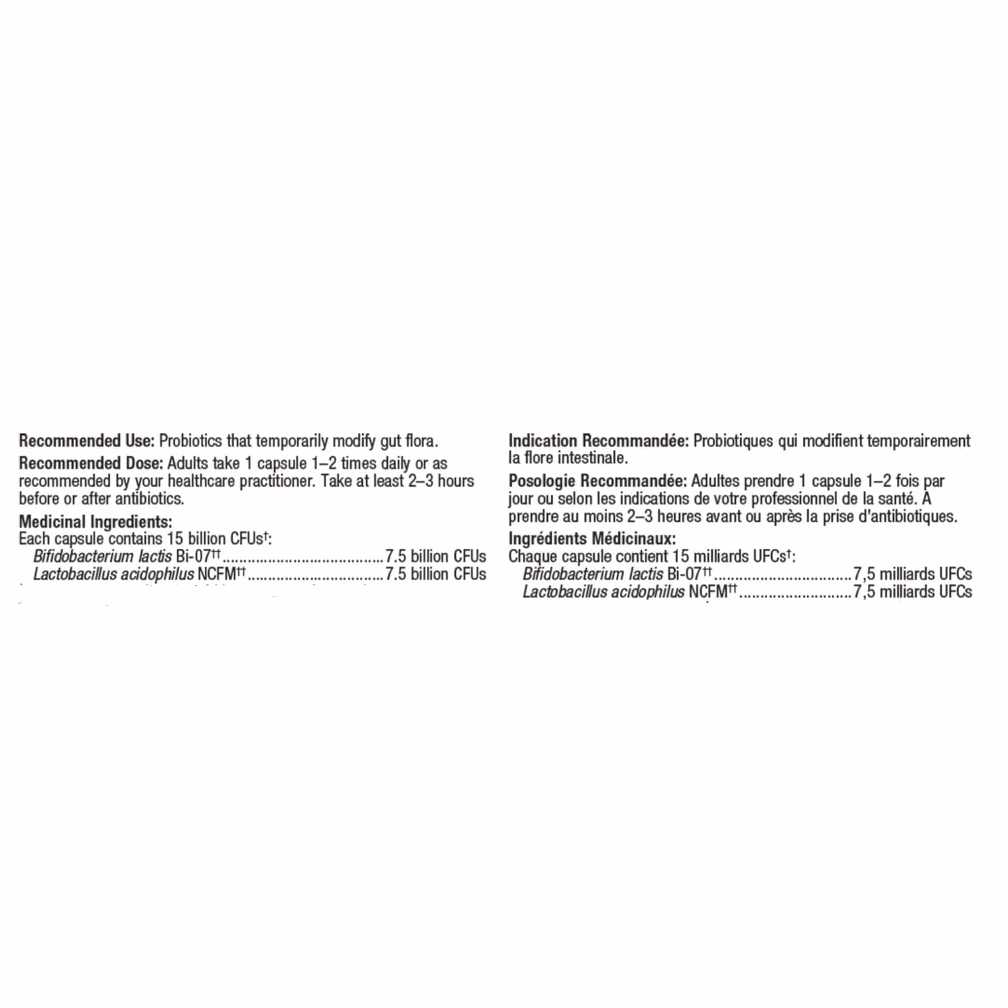 Metagenics UltraFlora Balance, Daily Probiotic for Gastrointestinal Health, Capsules CLEARANCE 50% Off Exp 10/26 Final Sale - Image 2