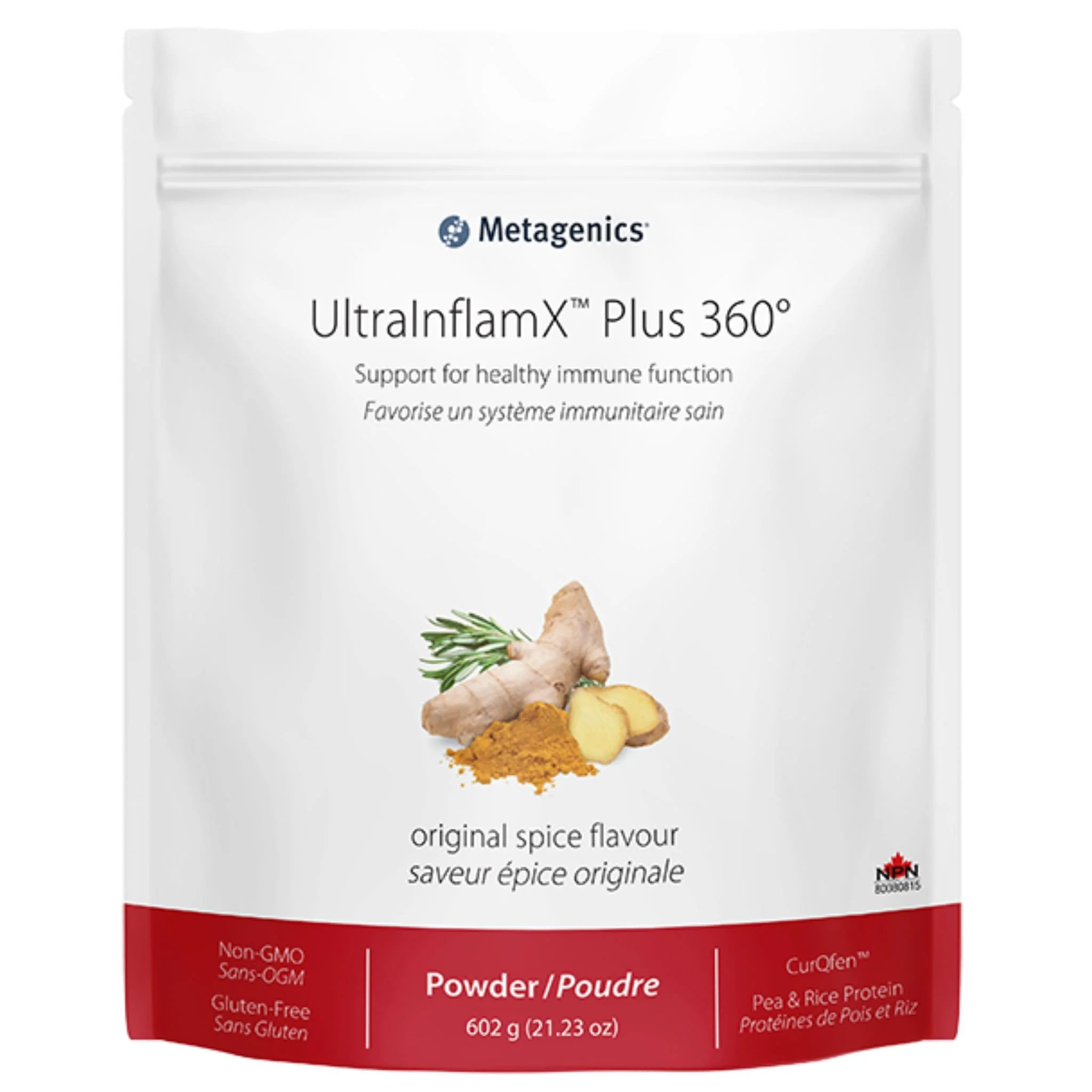 Metagenics UltraInflamX Plus 360 Powder, Support for Healthy Immune Function, 14-30 Servings, 602g-1530g