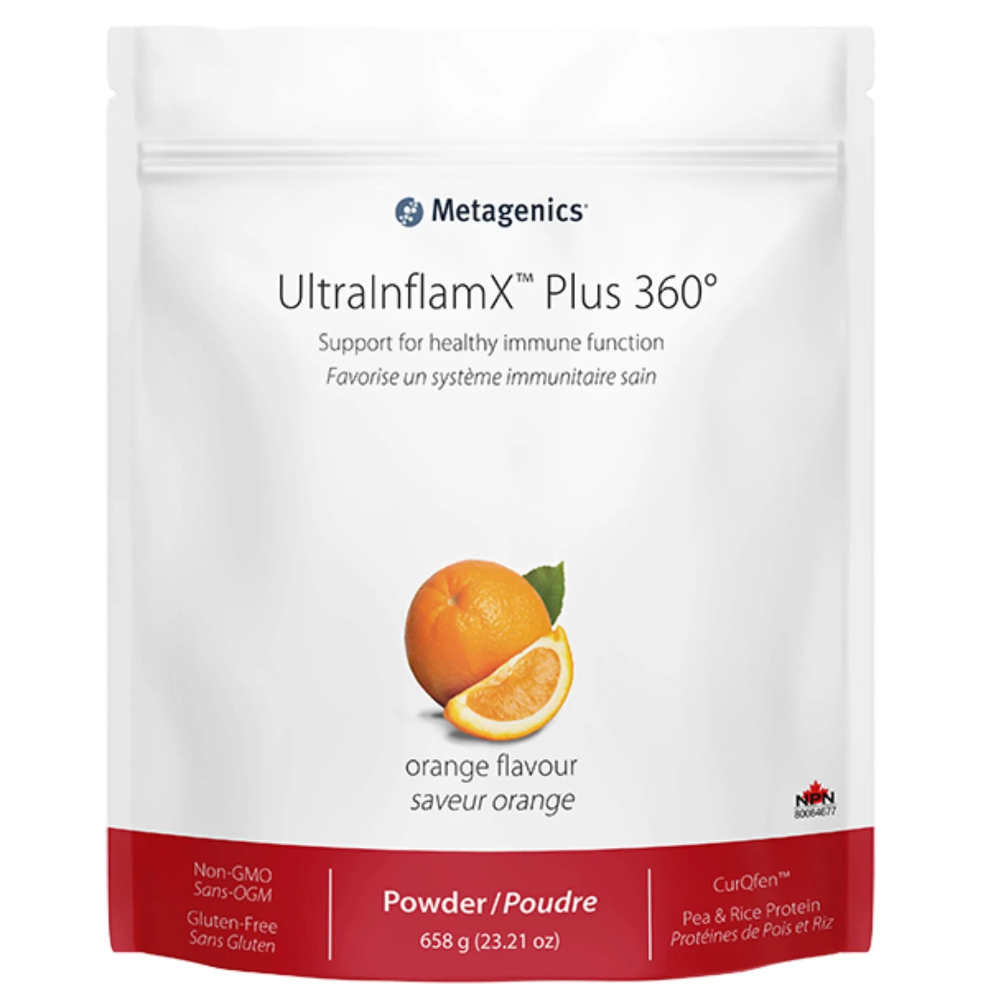 Metagenics UltraInflamX Plus 360 Powder, Support for Healthy Immune Function, 14-30 Servings, 602g-1530g - Image 3