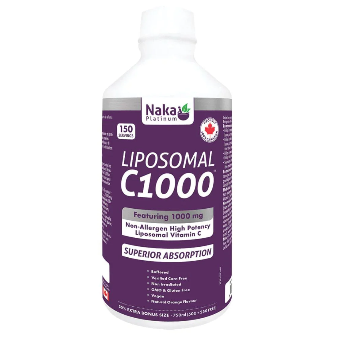 Naka Platinum Liposomal Vitamin C 1000mg C1000 Liquid Vitamin C - Image 3