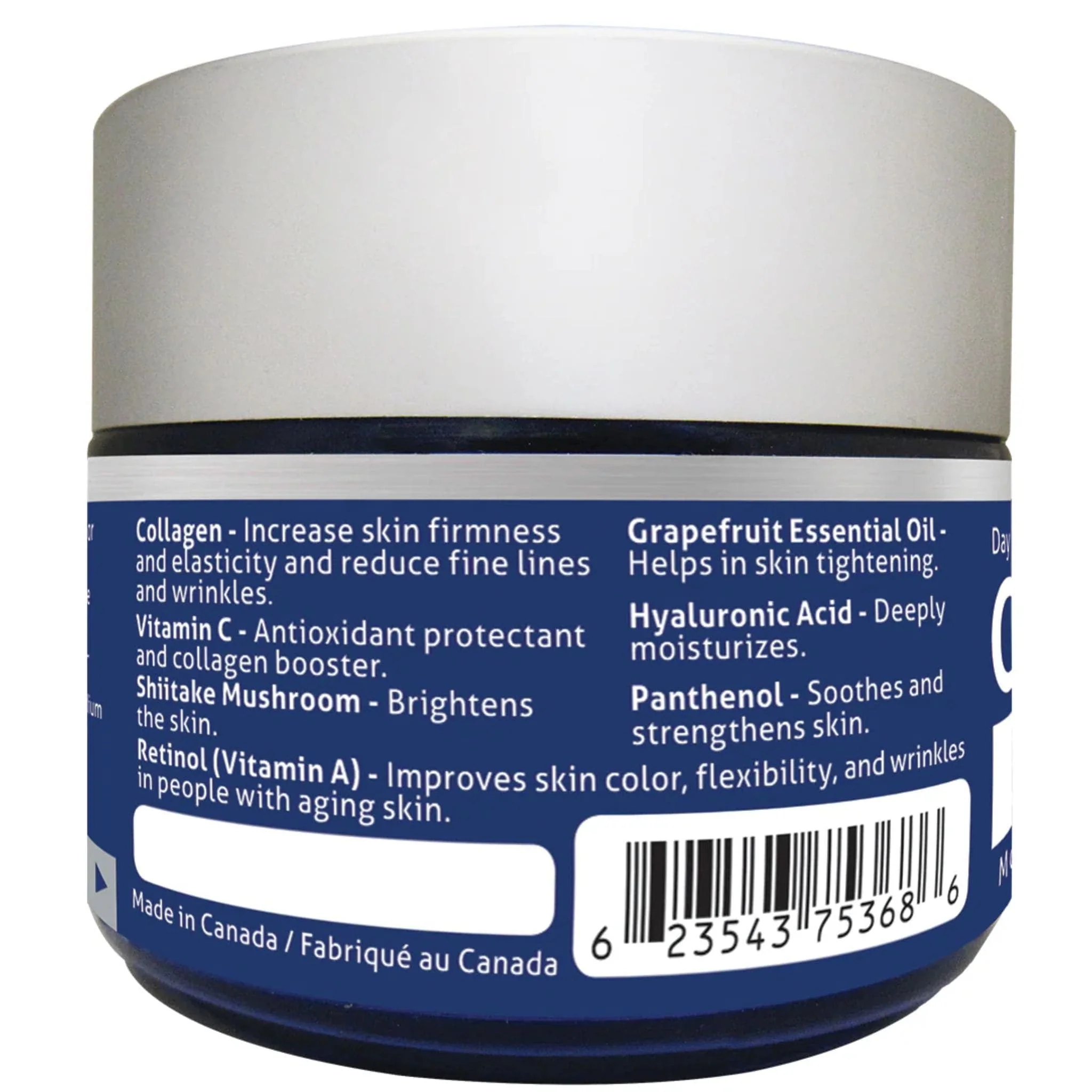 Naka Platinum Collagen+ with Vitamin C, Retinol, Hyaluronic Acid Face Cream, Day and Night, 100ml - Image 2