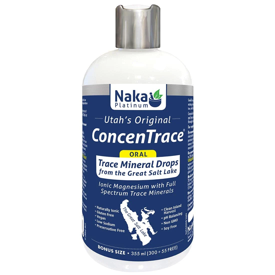 Naka Platinum CompleteTrace, Trace Mineral Drops, Formerly Known As Naka Platinum ConcenTrace (Utah's Original), 355ml