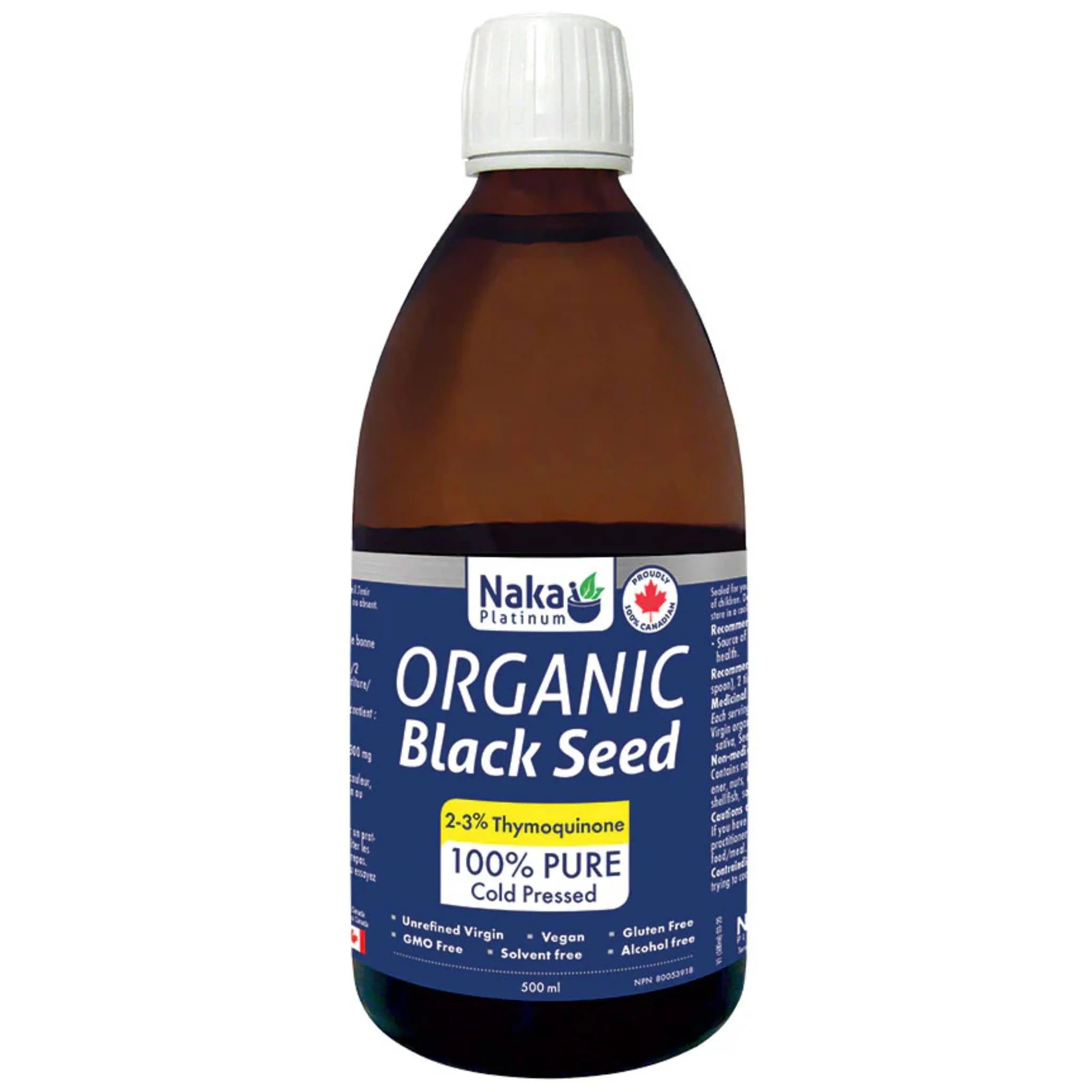 Naka Platinum Organic Black Seed Oil 2300mg, 125ml-300ml - Image 4