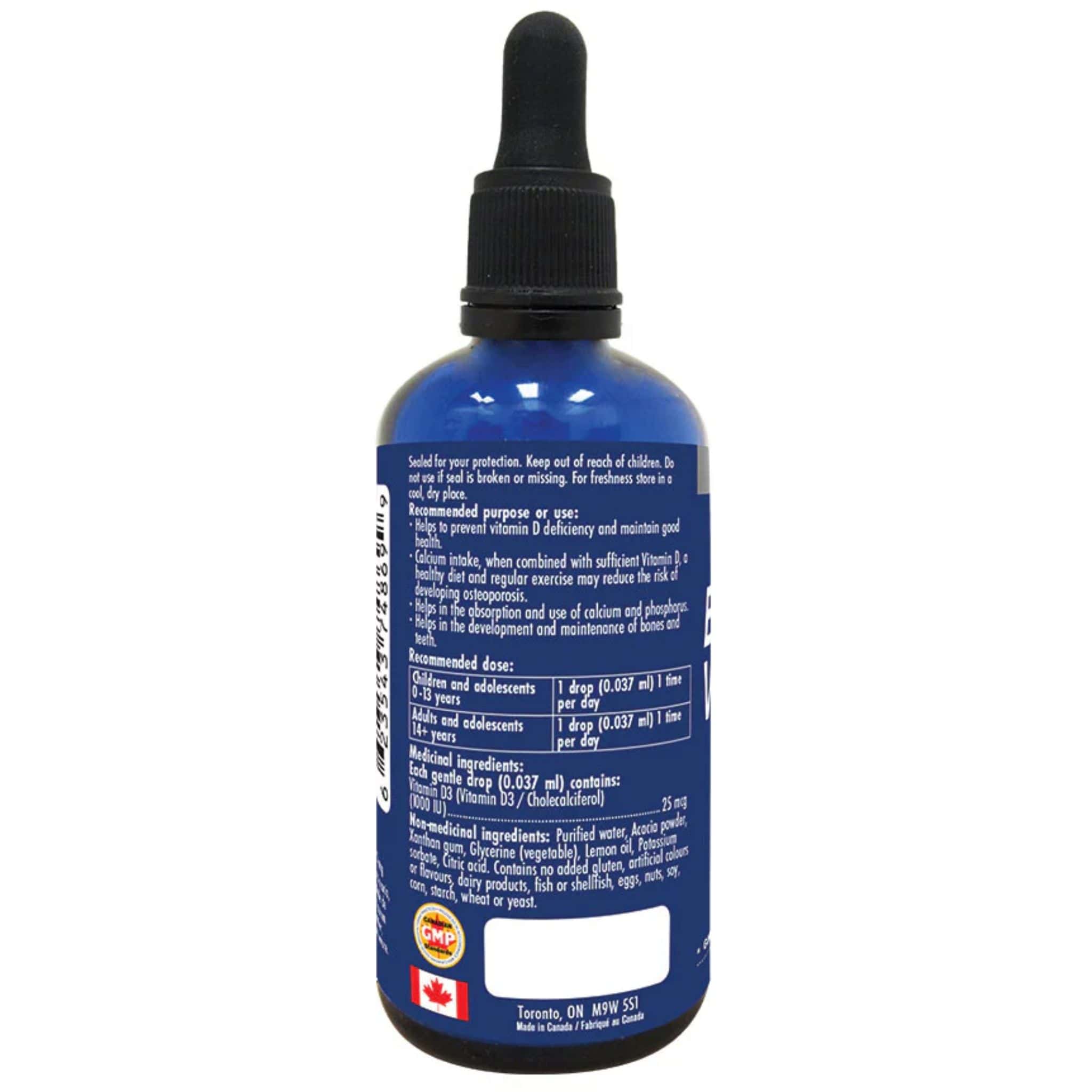 Naka Platinum Pro Emulsified Vitamin D 1000IU Drops, Supports Immune and Bone Health, Safe for All Ages, 100ml, 2702 Drops - Image 2