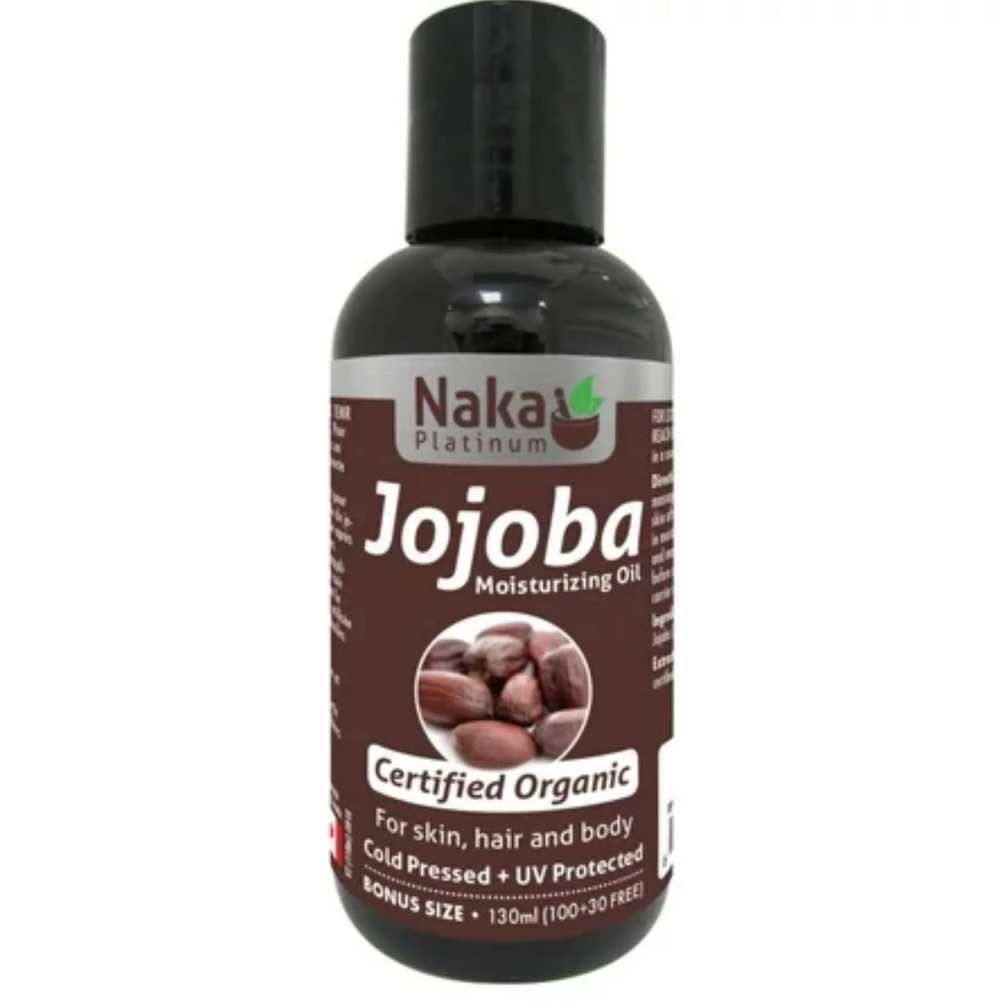 Naka Platinum Pure Organic Jojoba Moisturizing Oil, 130ml-300ml