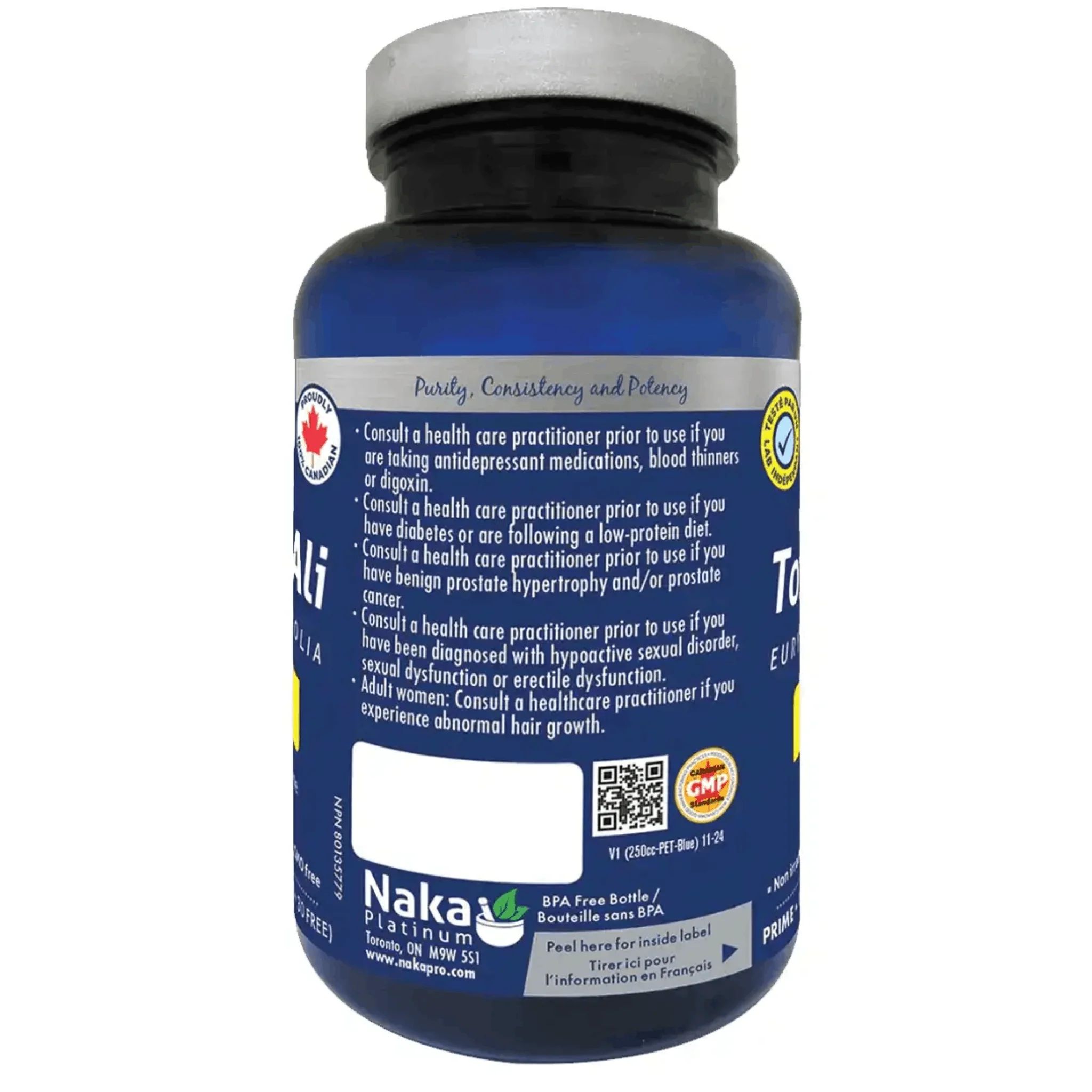 Naka Platinum Tongkat Ali 500mg, Helps Boost Testosterone Production in Men, 120 Vegetable Capsules - Image 3