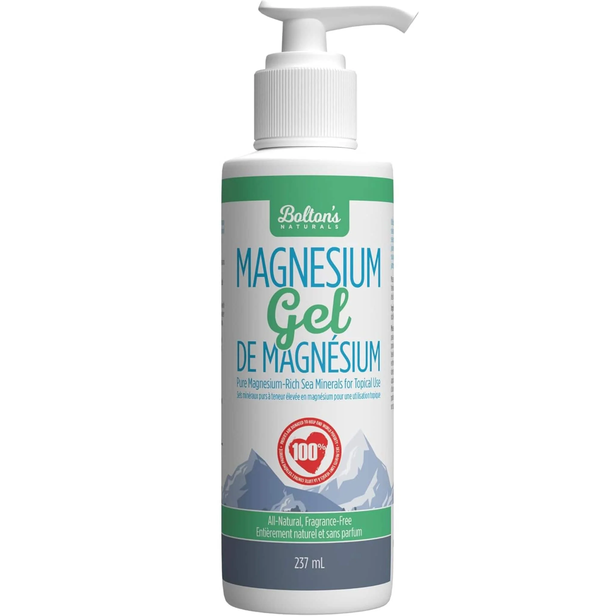 Natural Calm Magnesium Gel For Muscle Tension, Restless Leg, Muscle Aches and Pains