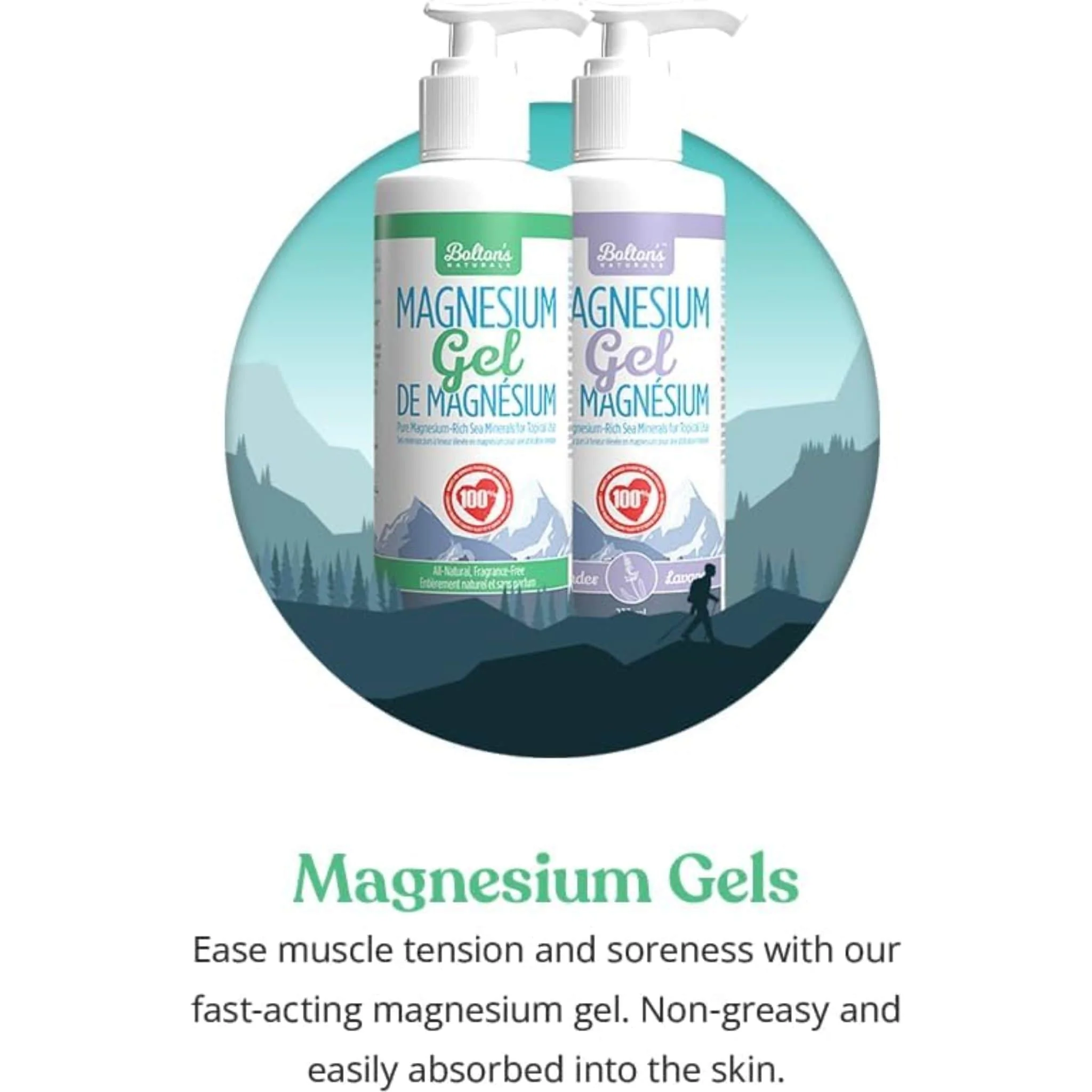 Natural Calm Magnesium Gel For Muscle Tension, Restless Leg, Muscle Aches and Pains - Image 5