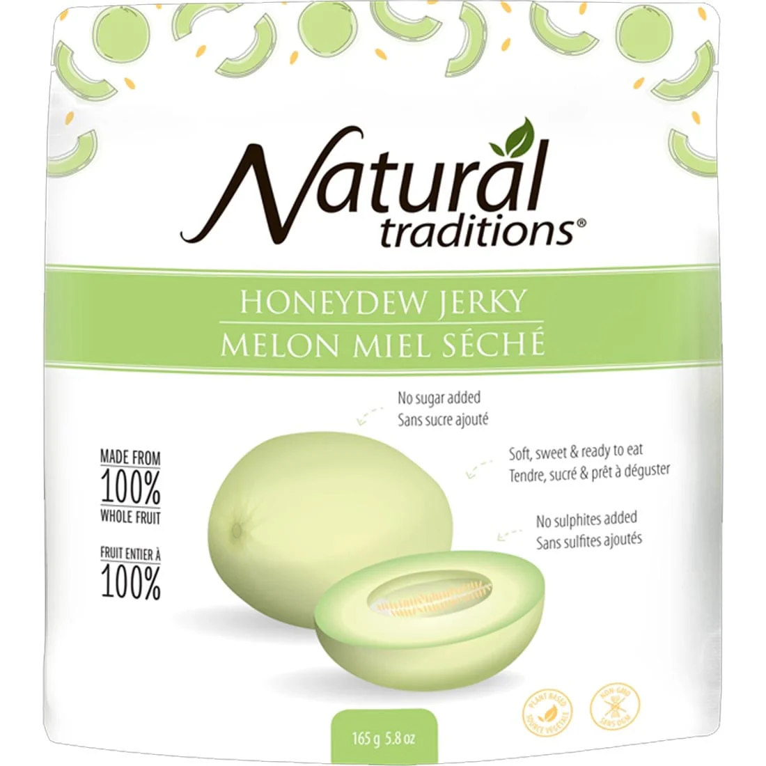 Natural Traditions New Honeydew Jerky, 165 g