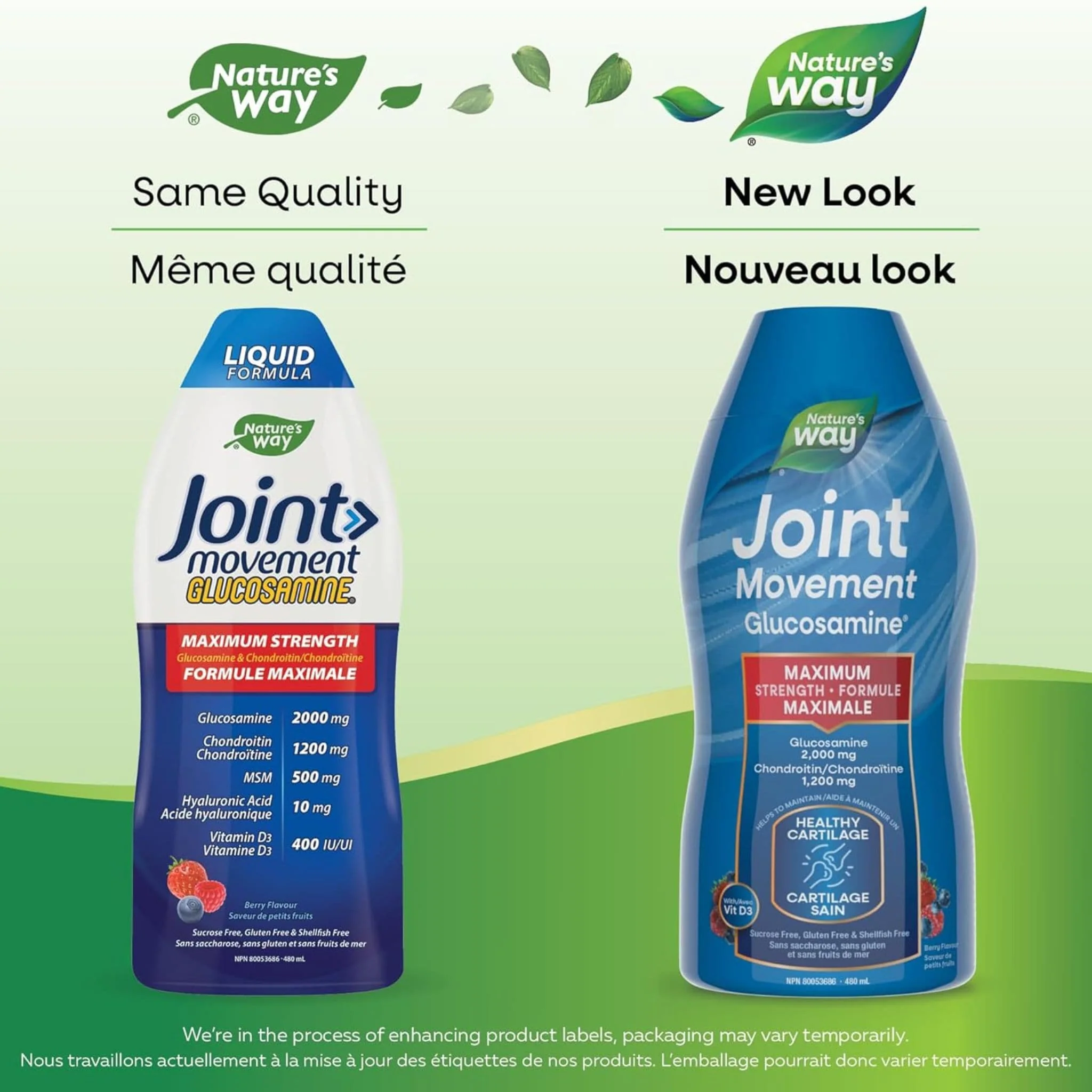 Nature's Way Joint Movement (Liquid Glucosamine), 480ml (Berry Flavour) - Image 2