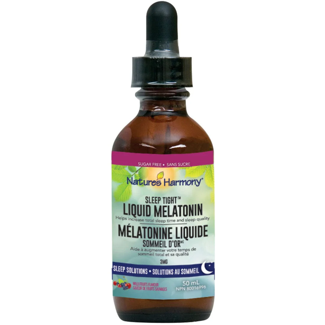 Nature's Harmony Sleep Tight Liquid Melatonin 3mg, 50ml - Image 2