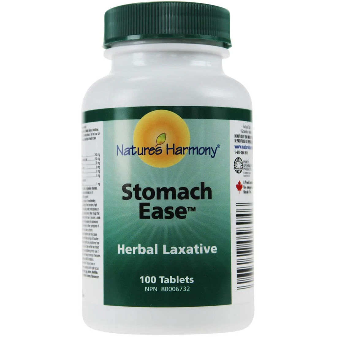 Nature's Harmony Stomach Ease Herbal Laxative Tablets