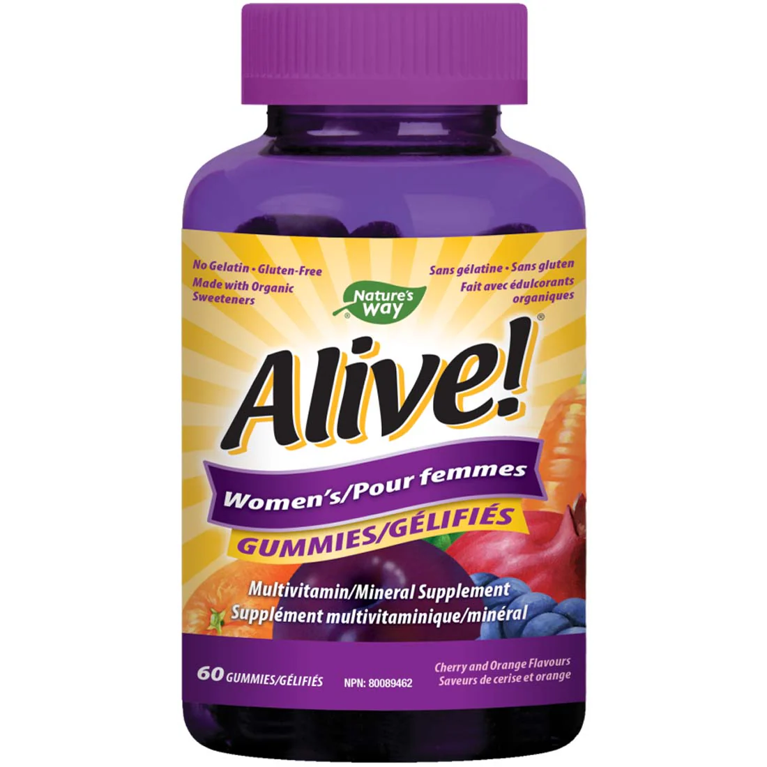 Nature's Way Alive! Women's Gummies Multivitamin & Mineral Supplement, 60 Gummies - Image 2
