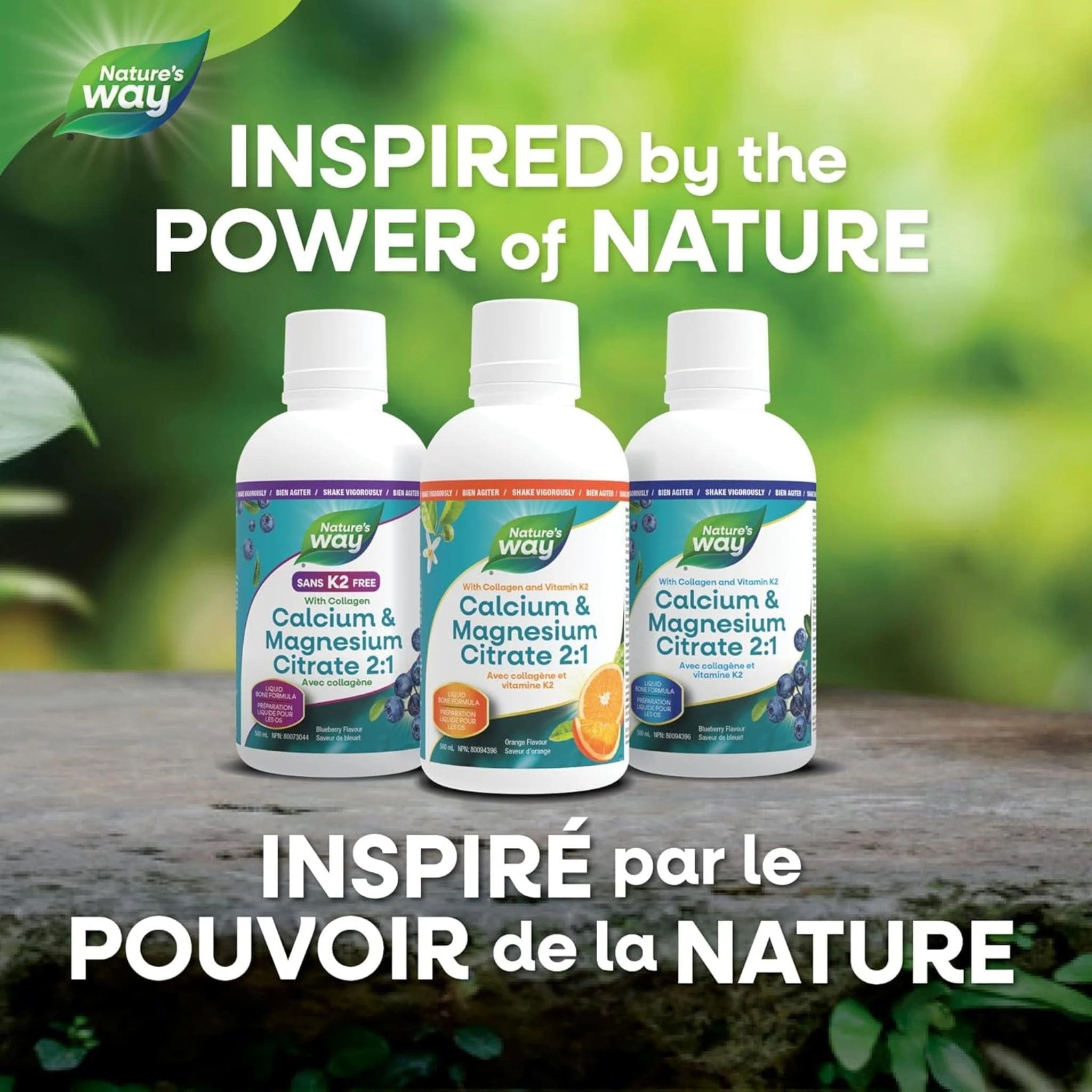 Nature's Way Calcium & Magnesium Citrate (2:1) with Vitamin K2 & Collagen, 500ml - Image 16