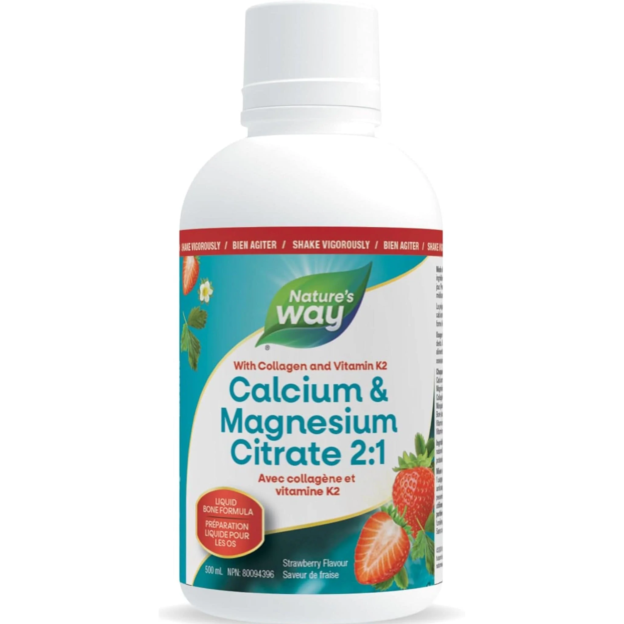Nature's Way Calcium & Magnesium Citrate (2:1) with Vitamin K2 & Collagen, 500ml - Image 17