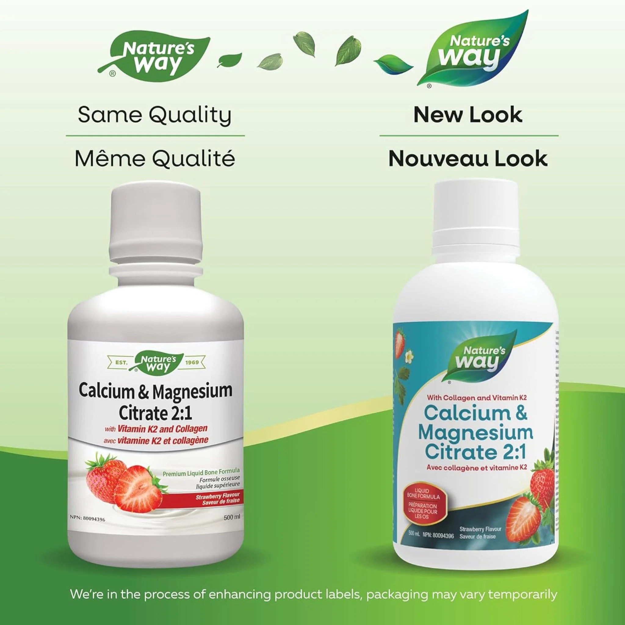 Nature's Way Calcium & Magnesium Citrate (2:1) with Vitamin K2 & Collagen, 500ml - Image 23