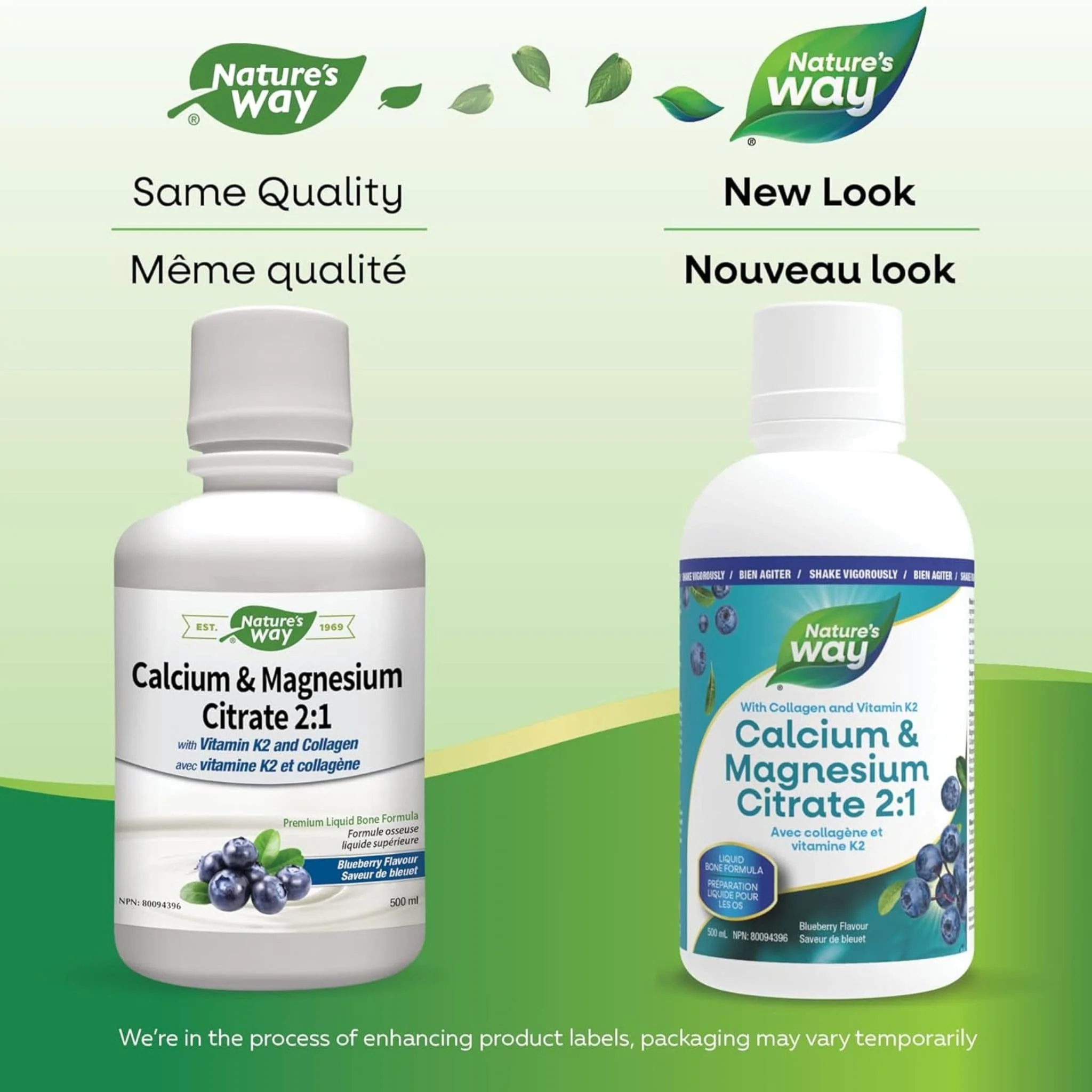 Nature's Way Calcium & Magnesium Citrate (2:1) with Vitamin K2 & Collagen, 500ml - Image 7