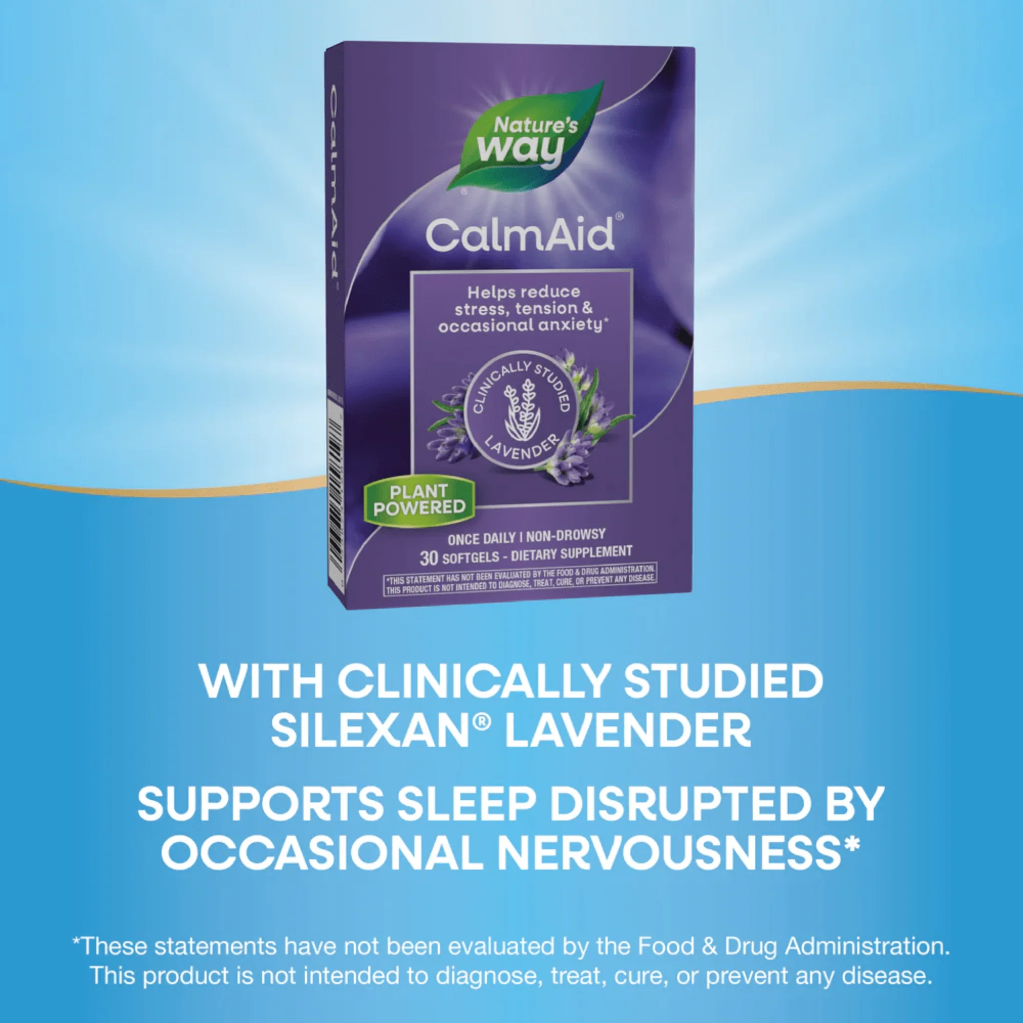 Nature's Way CalmAid with Silexa Lavender Oil, Stress and Anxiety Support, 30 Softgels - Image 5
