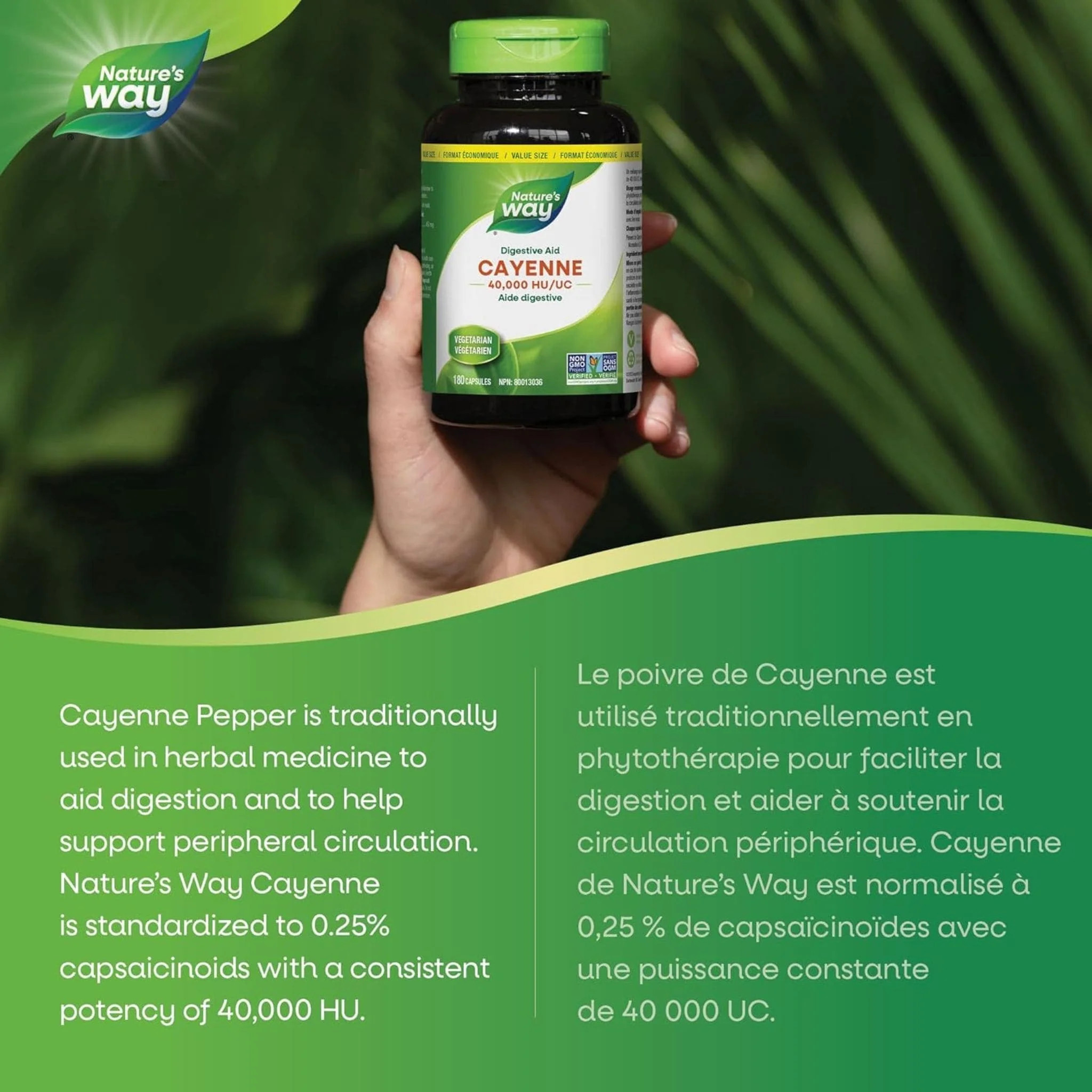 Nature's Way Cayenne 40,000HU 450mg - Image 11