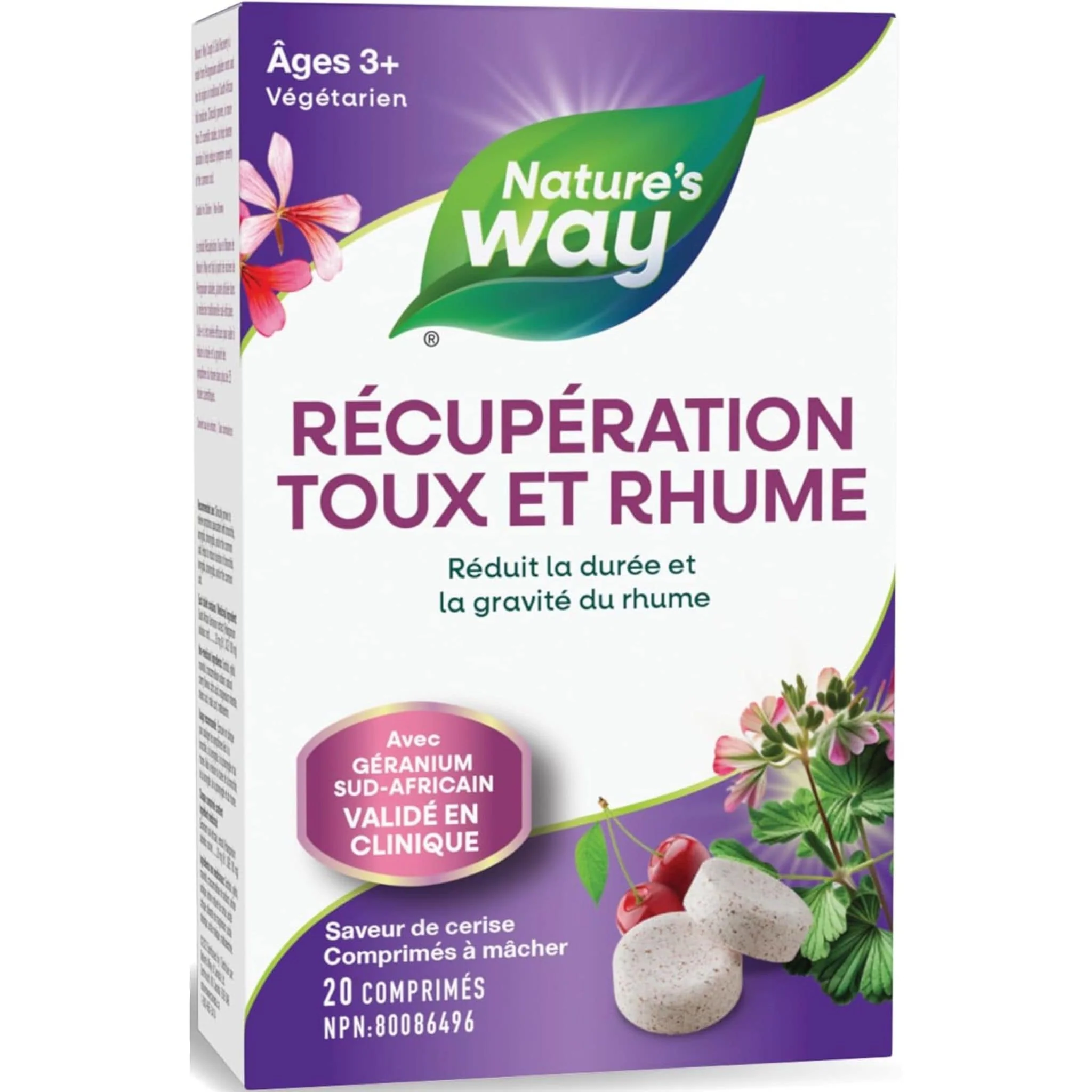 Nature's Way Cough and Cold Recovery, Shortens Duration and Reduces Severity of the Common Cold, 20 Chewable Tablets - Image 2