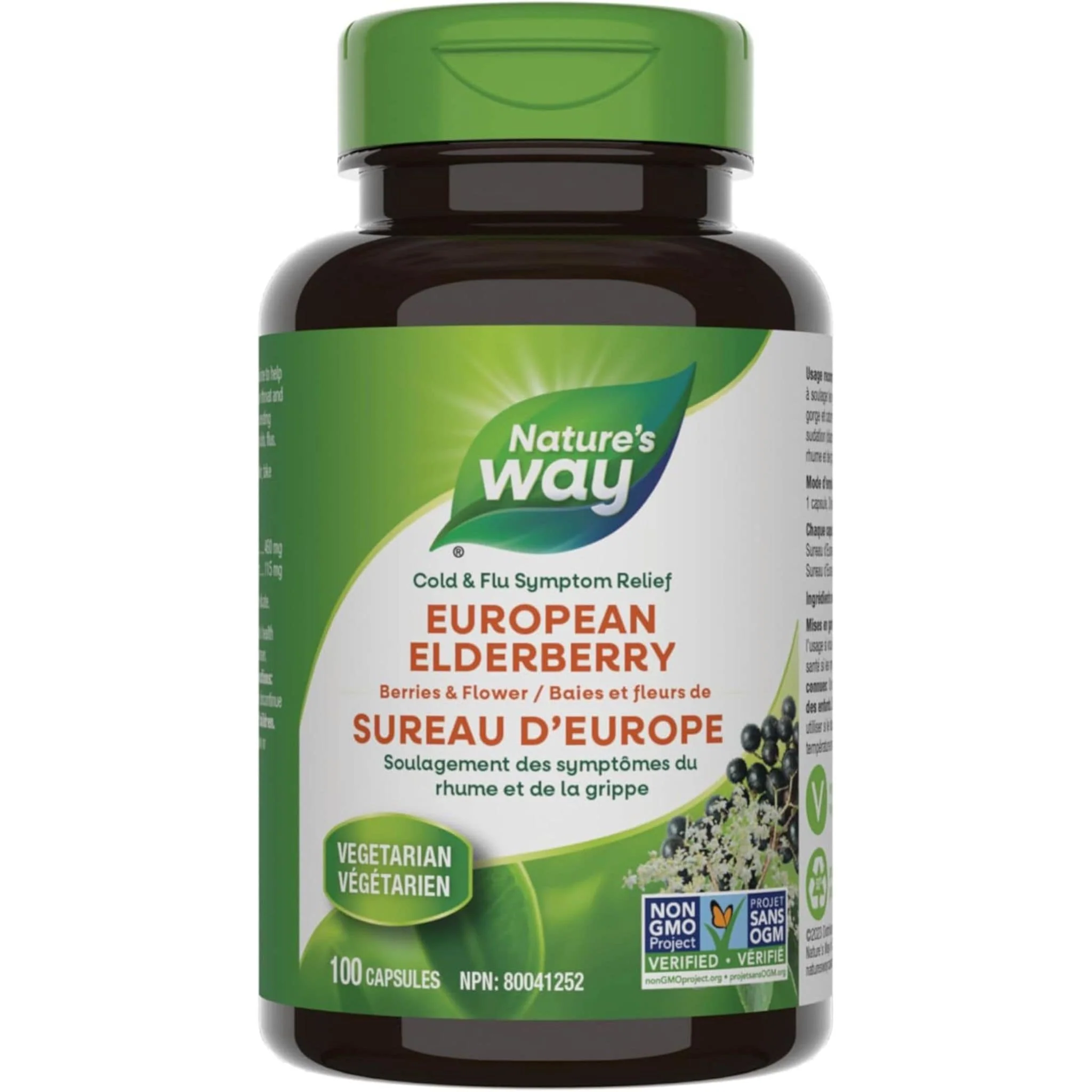 Nature's Way European Elderberry, 100 Capsules