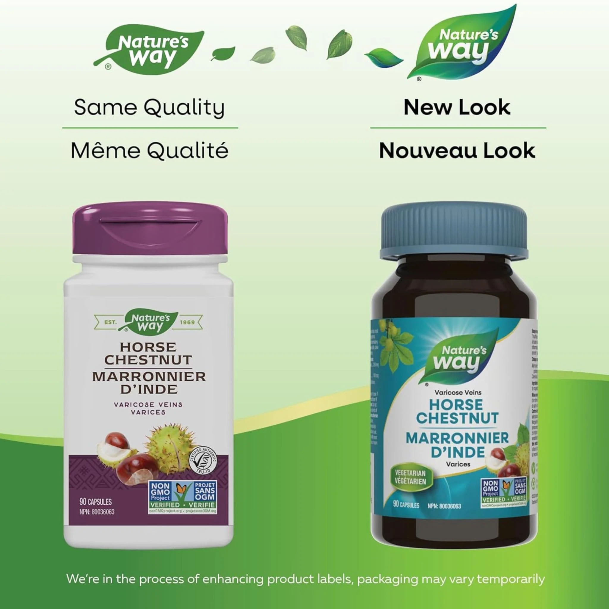 Nature's Way Horse Chestnut 250mg Standardized Extract, 90 Vegetable Capsules - Image 6