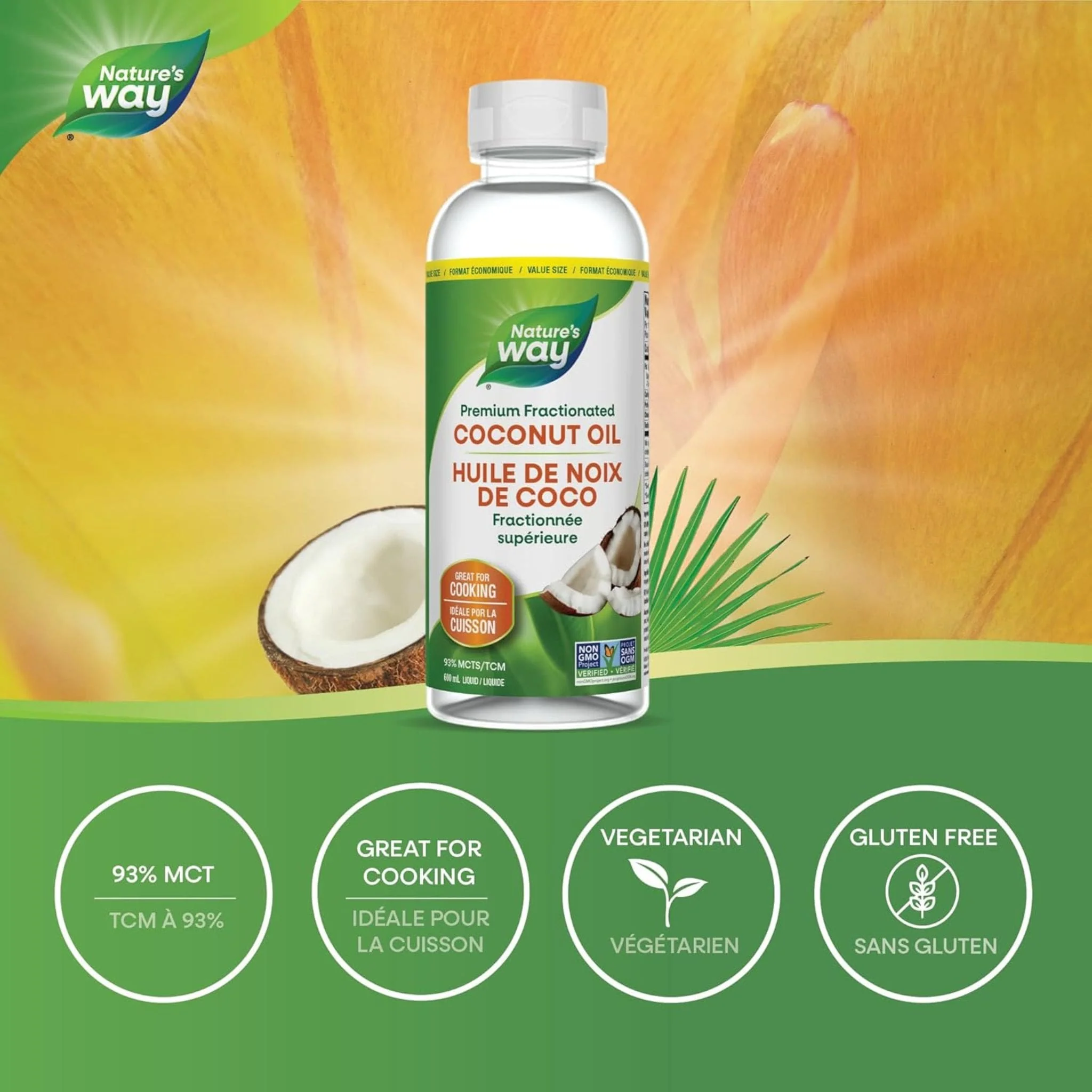 Nature's Way Liquid Coconut Oil - Image 10