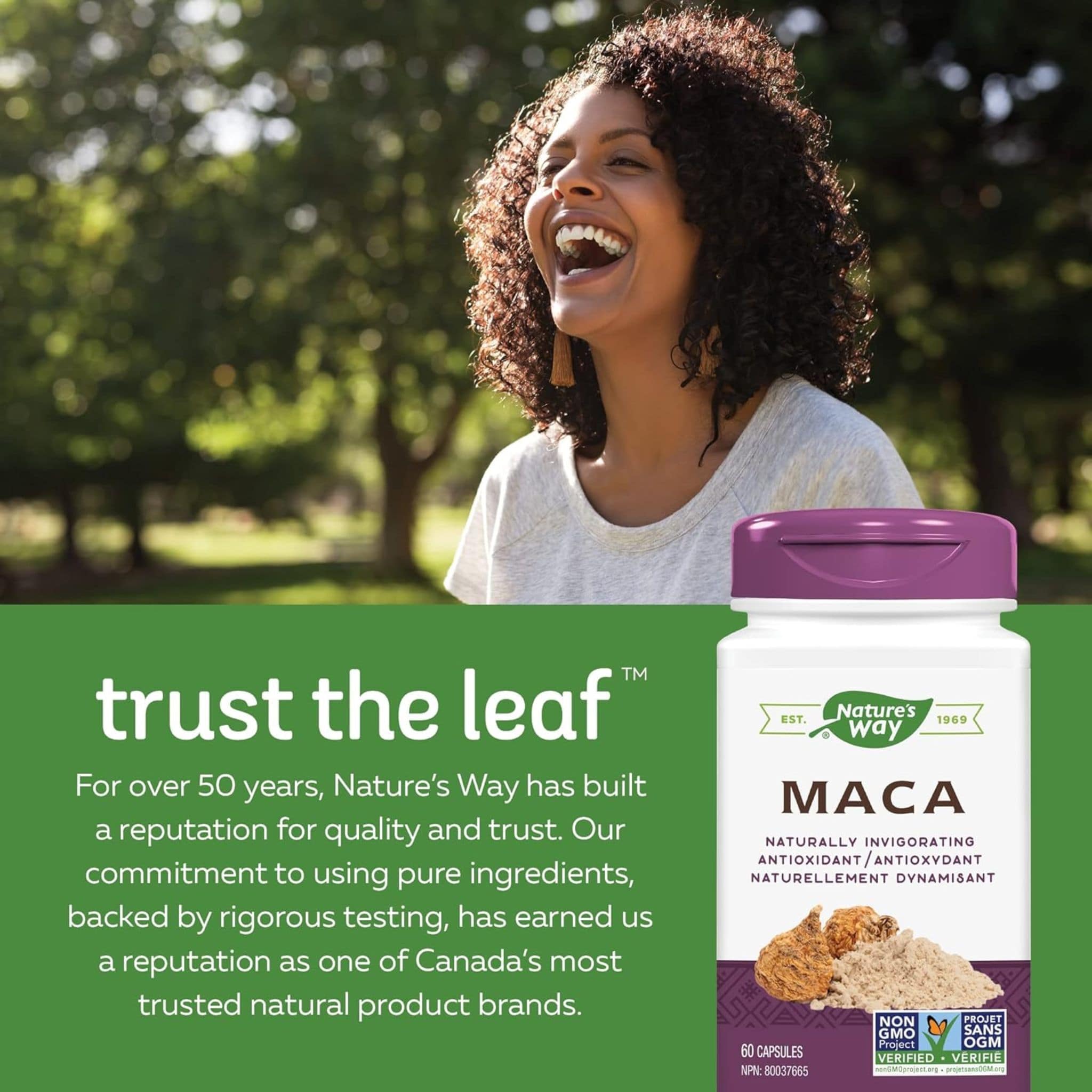 Nature's Way Maca Standardized Extract, 60 Vegetable Capsules - Image 7
