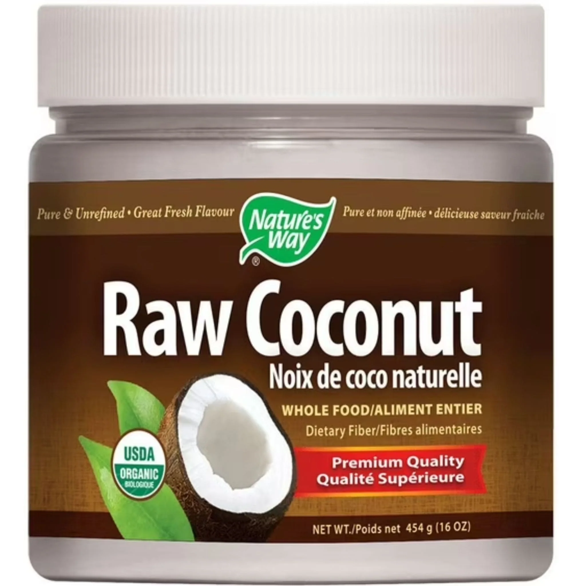 Nature's Way Raw Coconut Whole Food, 454g
