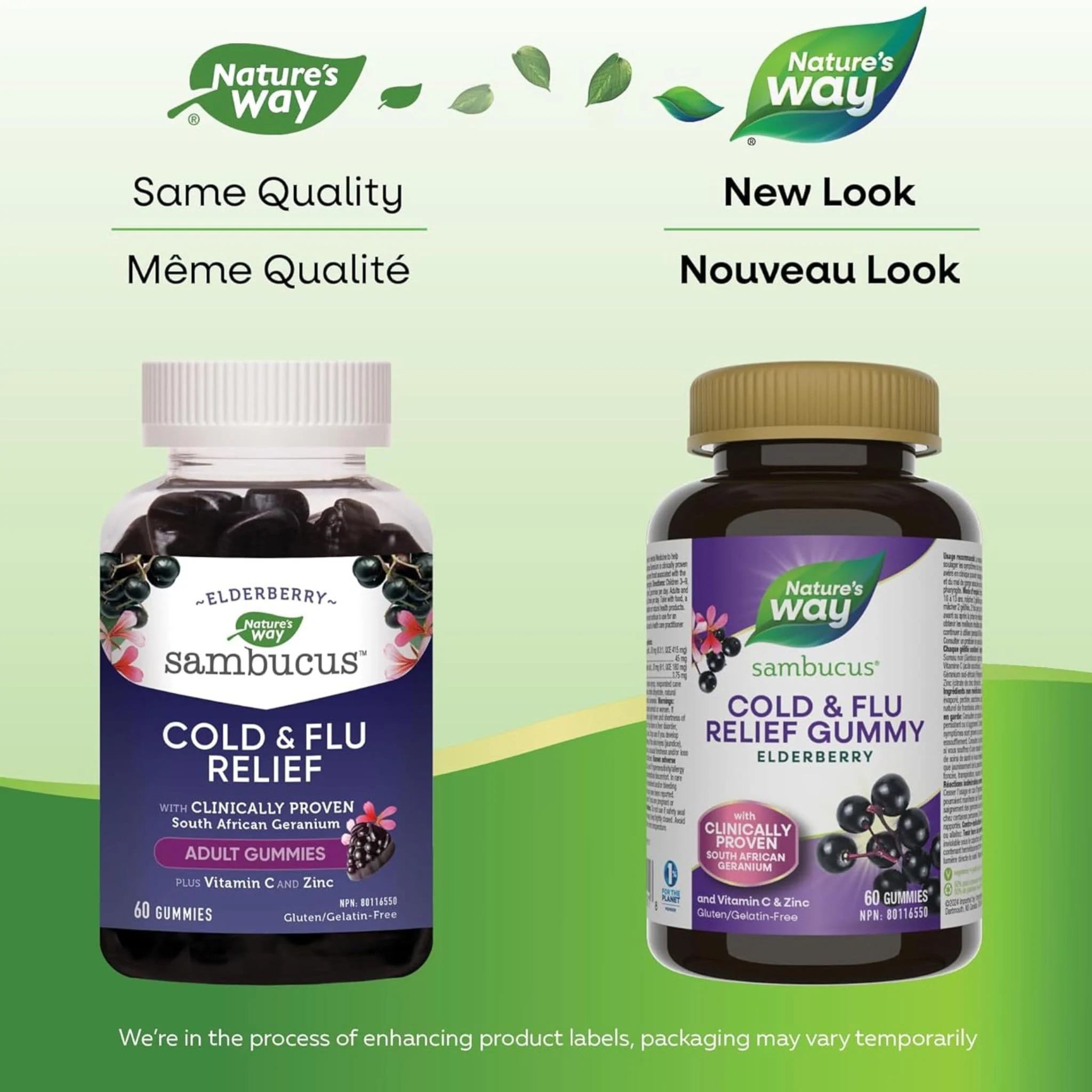 Nature's Way Sambucus Relief Adult Gummies, 60 Gummies - Image 2