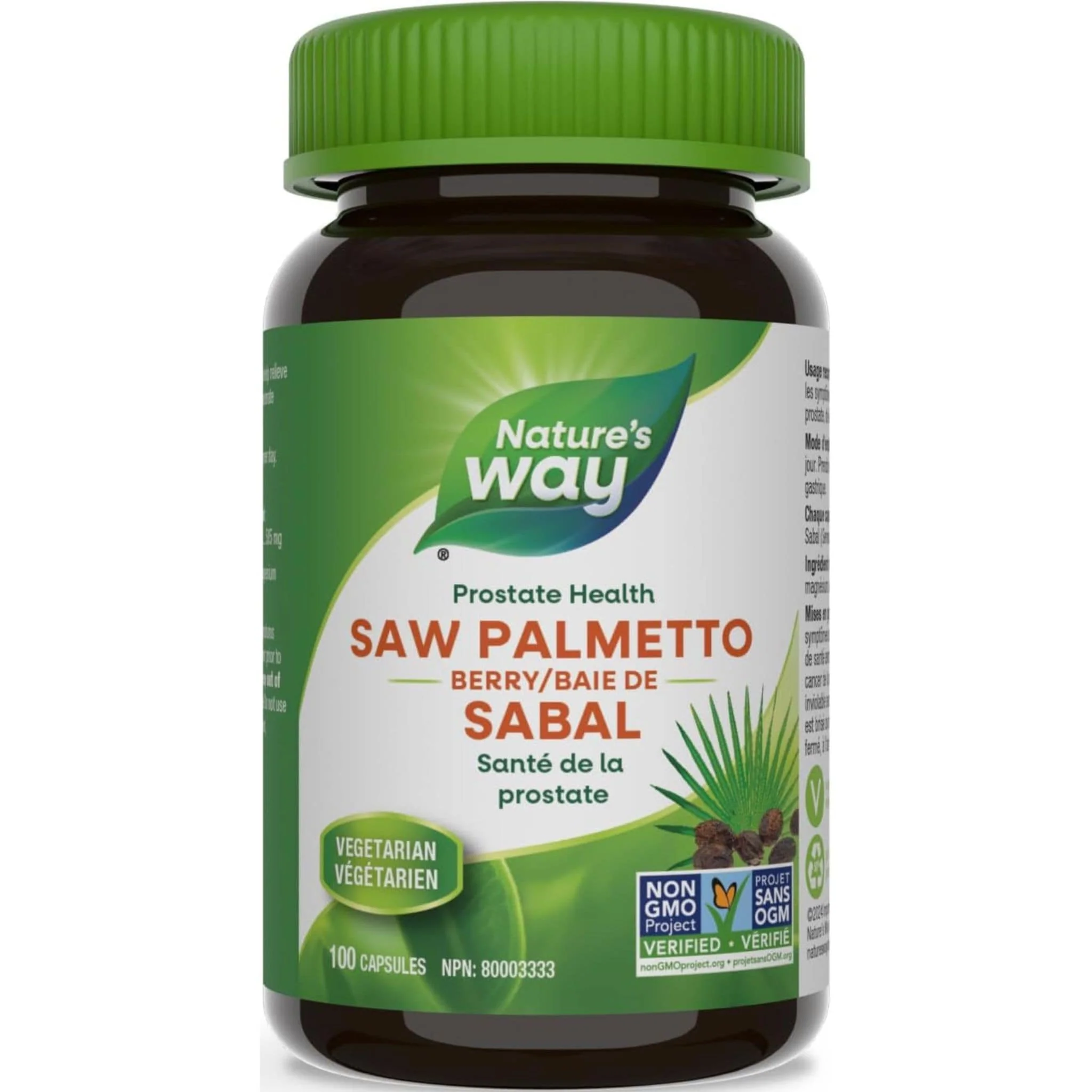 Nature's Way Saw Palmetto Berry 585mg, Mens Health, Capsules