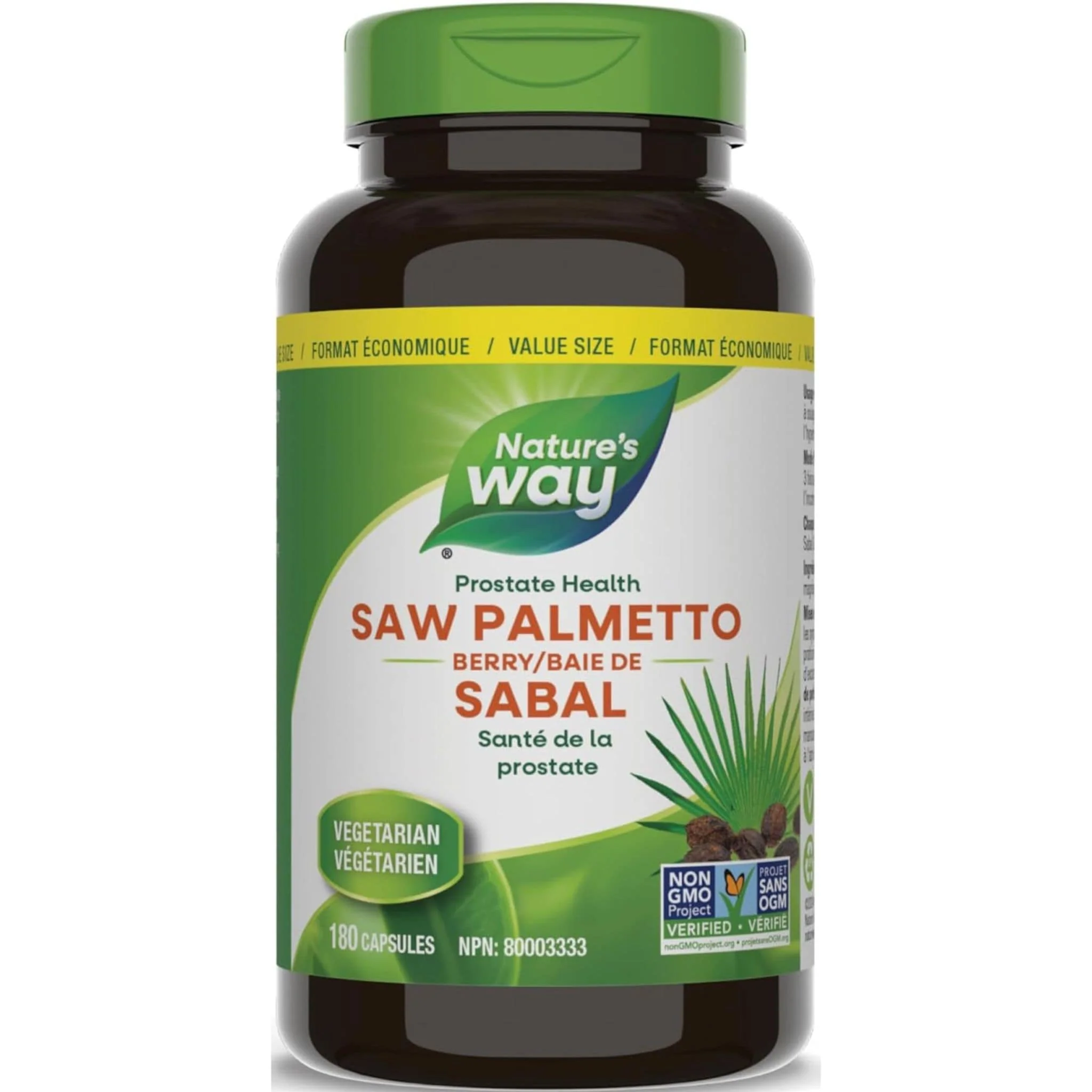 Nature's Way Saw Palmetto Berry 585mg, Mens Health, Capsules - Image 8