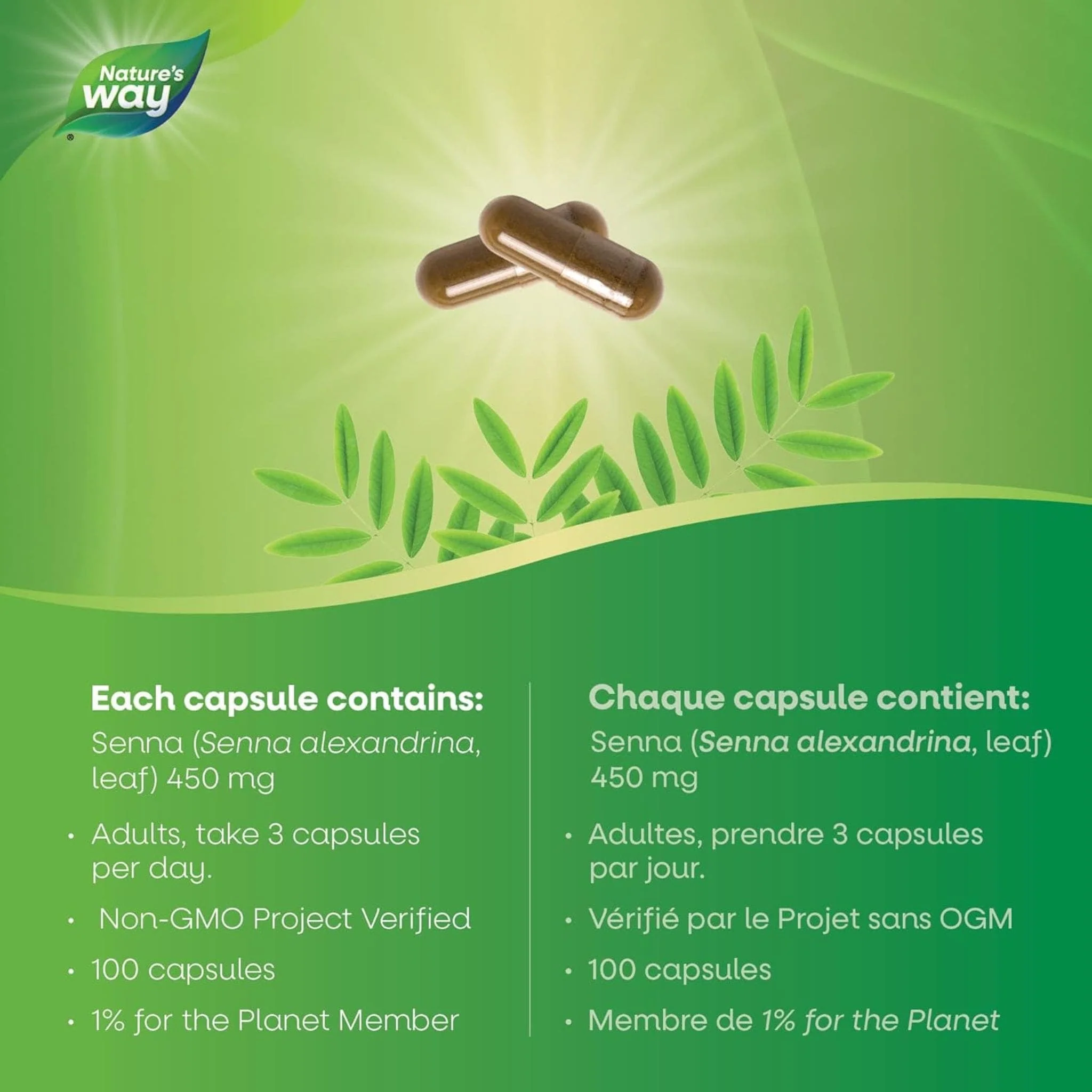 Nature's Way Senna Leaves, 100 Vcaps - Image 6