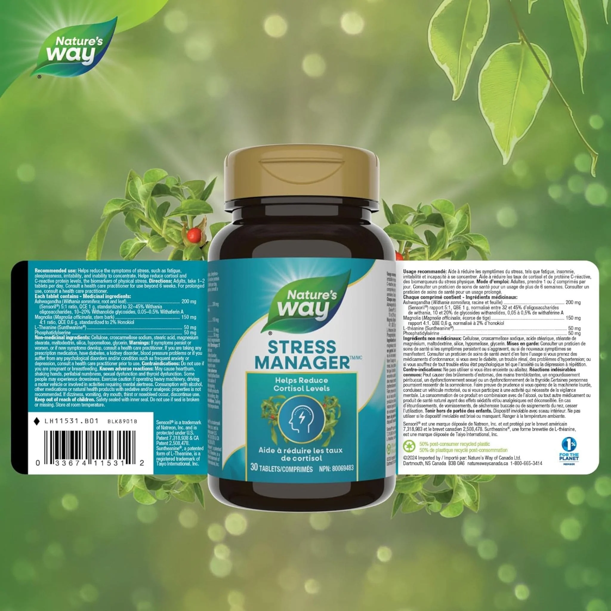 Nature's Way Stress Manager (Put Stress To Rest), 30 Tablets - Image 2