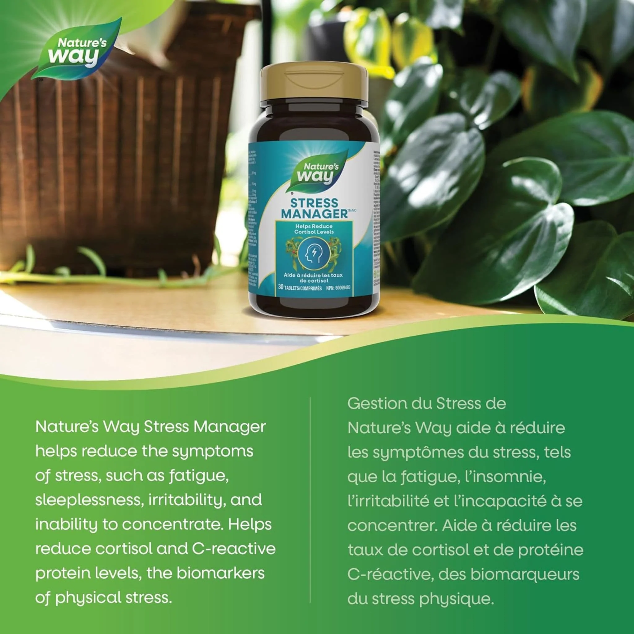 Nature's Way Stress Manager (Put Stress To Rest), 30 Tablets - Image 4