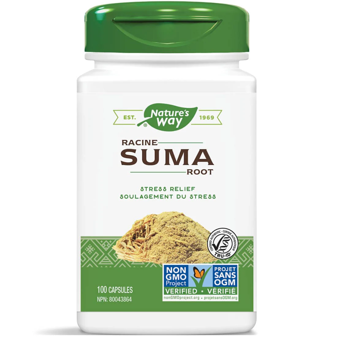 Nature's Way Suma Root (Brazilian Ginseng), 100 Vegetable Capsules