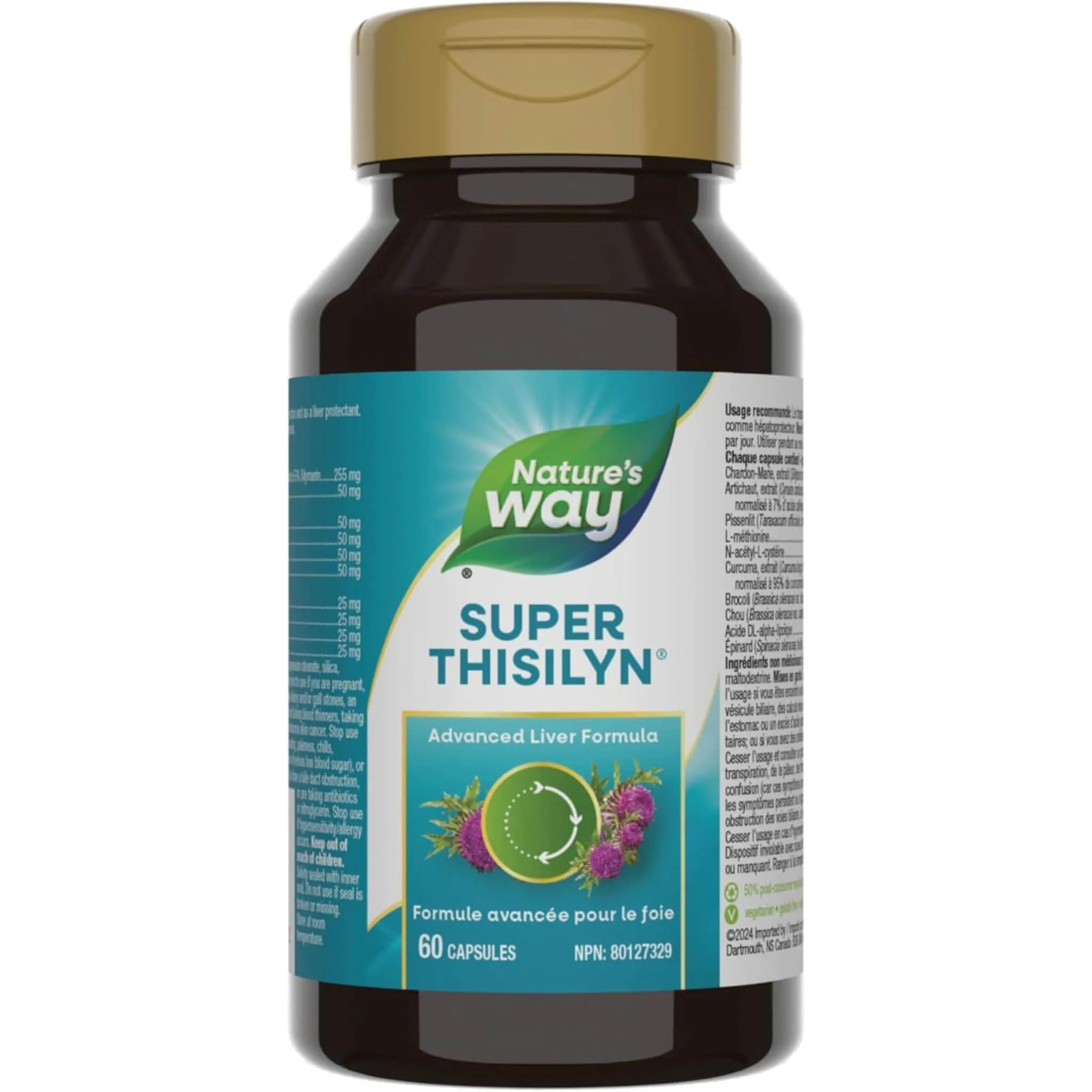 Nature's Way Super Thisilyn Advanced Liver and Gallbladder Support, 60 Vegetable Capsules