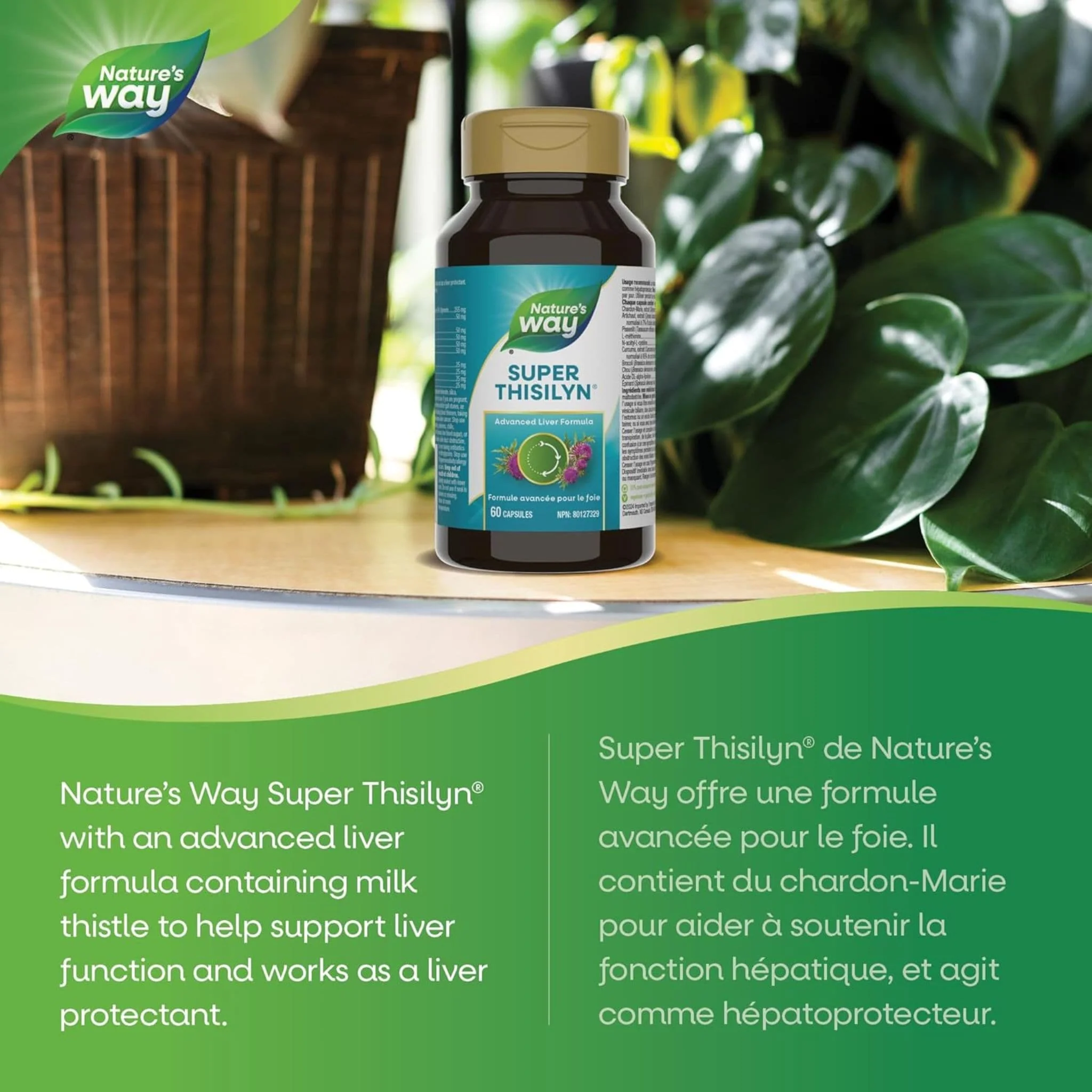 Nature's Way Super Thisilyn Advanced Liver and Gallbladder Support, 60 Vegetable Capsules - Image 4