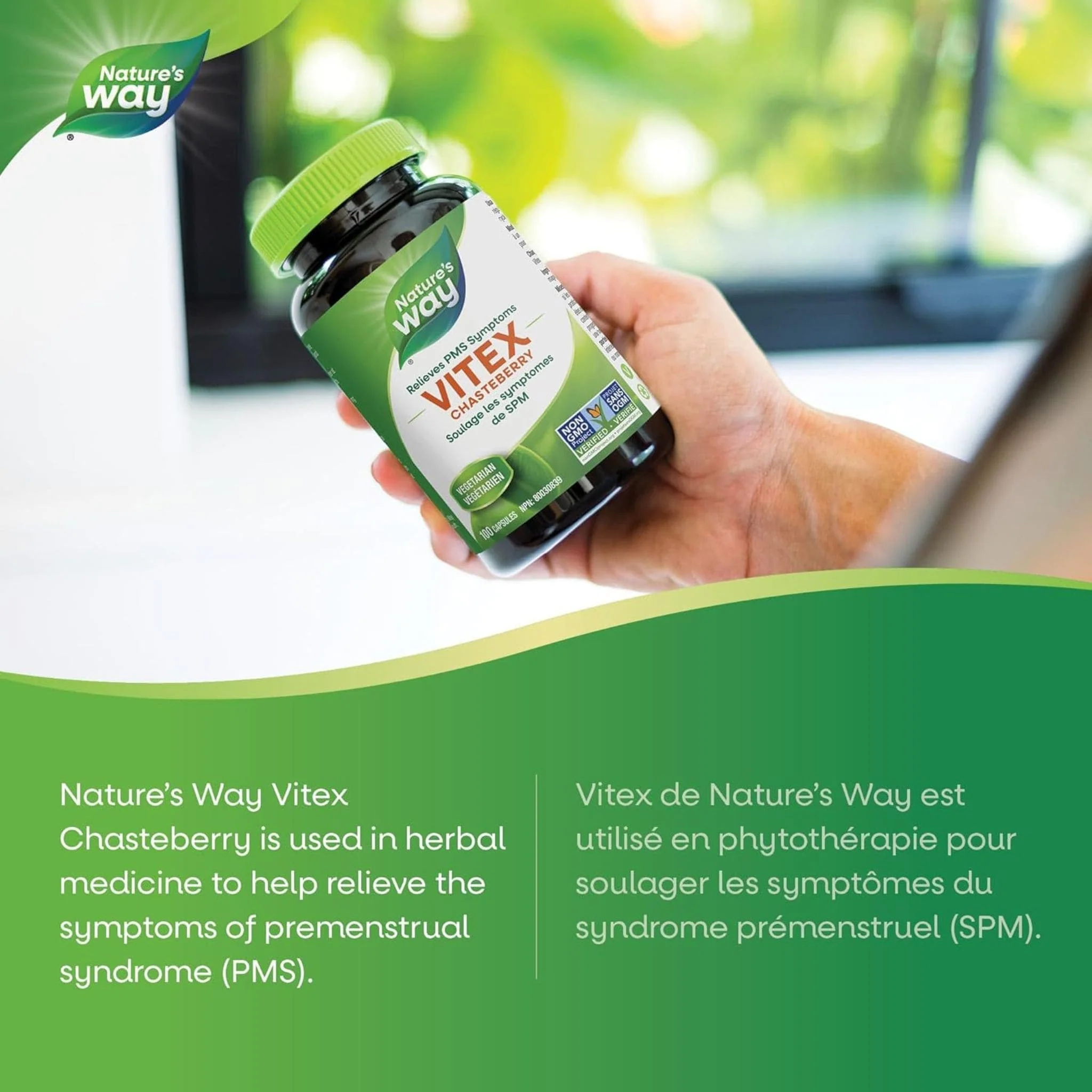 Nature's Way Vitex 400mg, Chaste Tree 400mg Capsules - Image 4