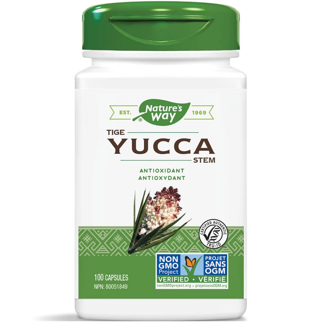 Nature's Way Yucca Stalk, 100 Capsules